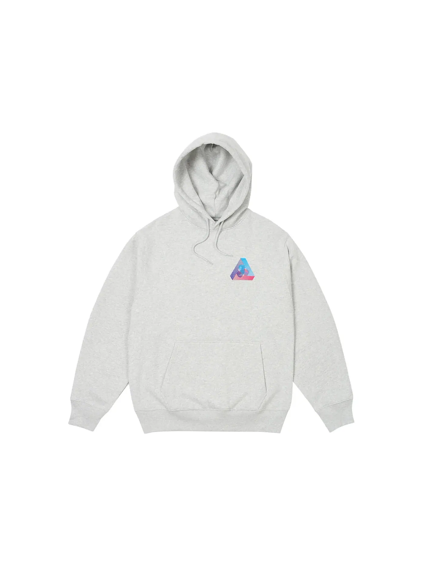 Мужской худи с принтом Palace Hood — изображение 2 из 2, серый