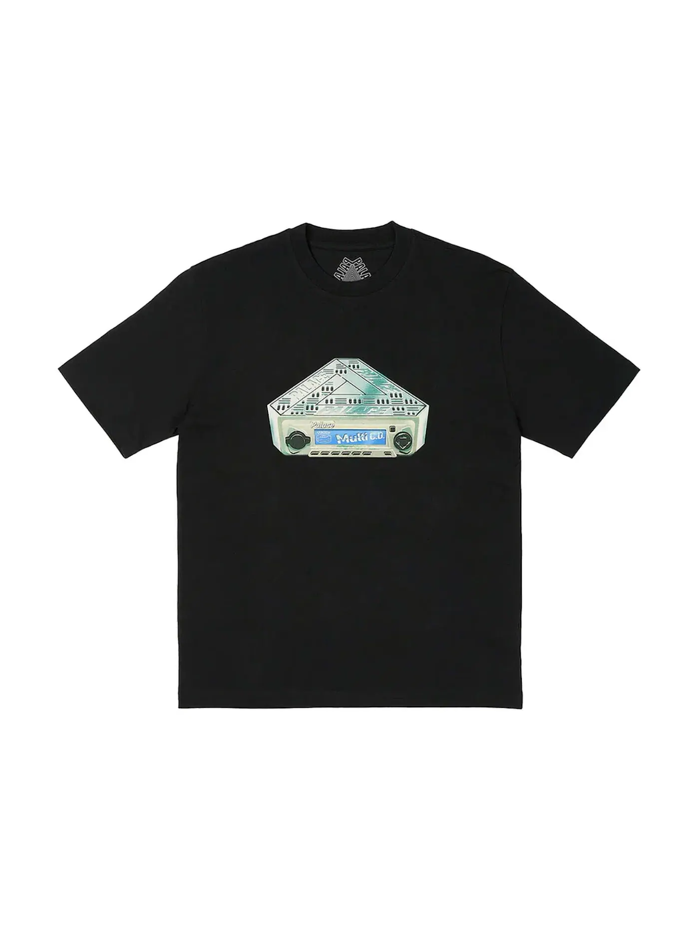 Мужская футболка с принтом Palace T-shirt — изображение 1 из 1, черный
