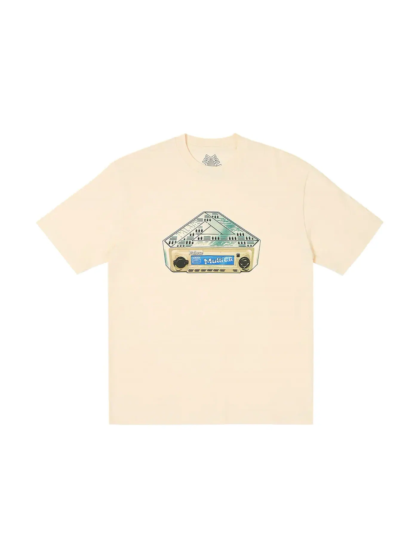Мужская футболка с принтом Palace T-shirt — изображение 1 из 1, белый