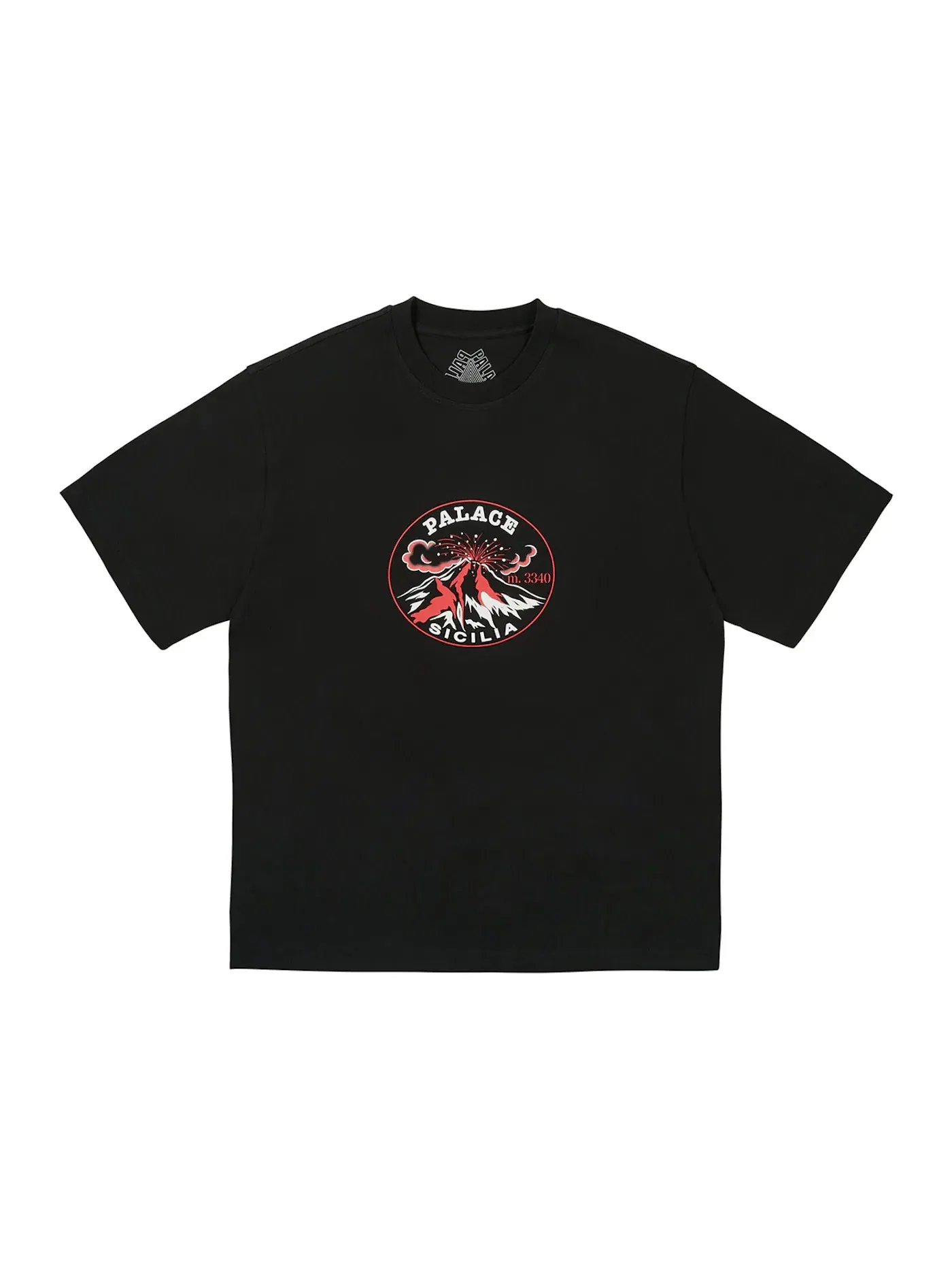 Мужская футболка из футера Palace T-Shirt — изображение 1 из 1, черный