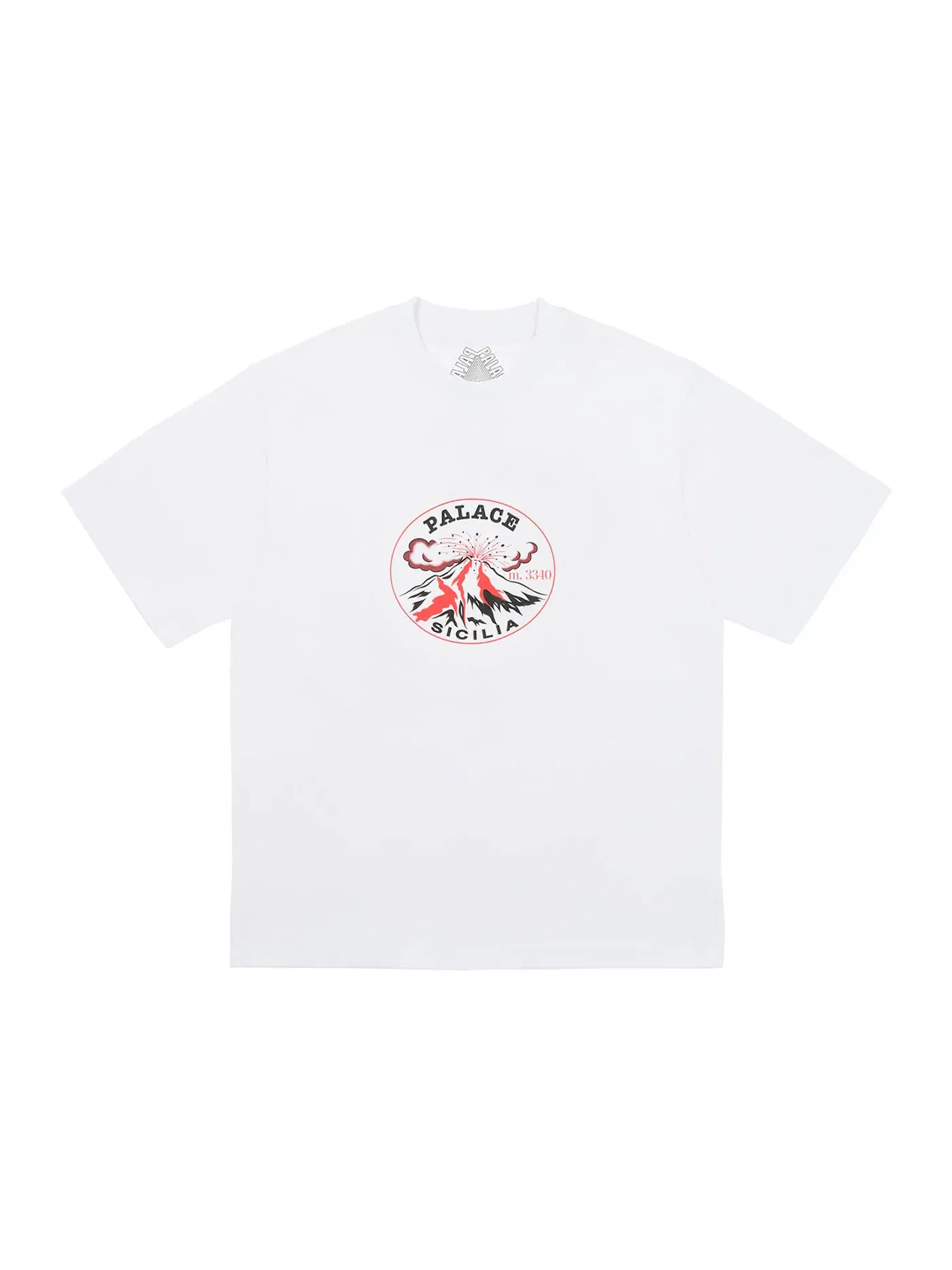 Мужская футболка с принтом Palace T-Shirt — изображение 1 из 1, белый