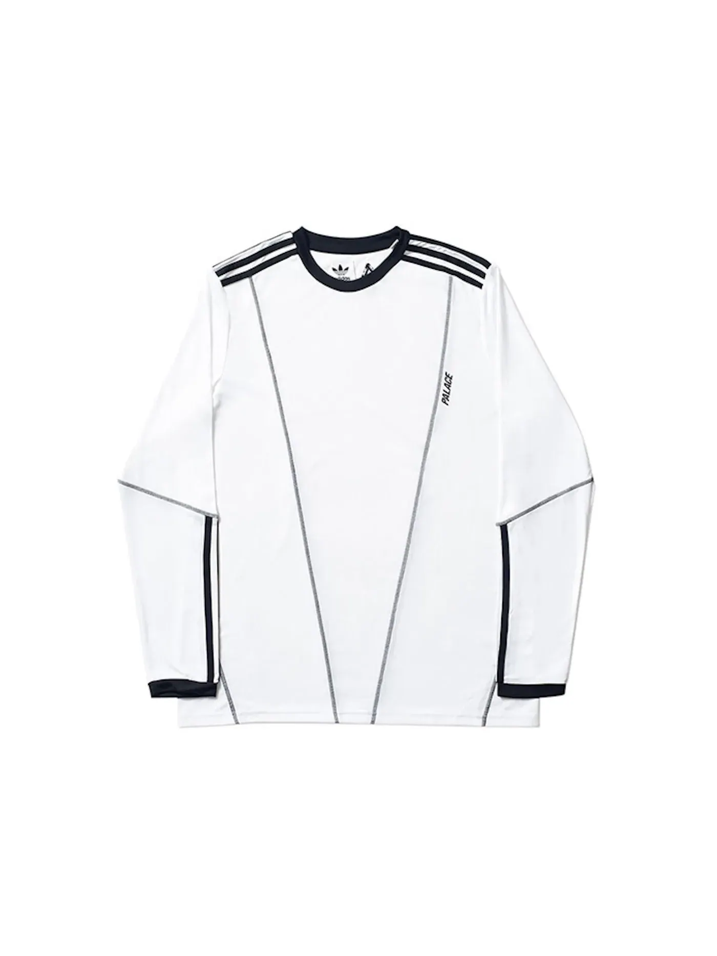 Мужская футболка с длинным рукавом Palace Tee — изображение 1 из 2, белый/черный