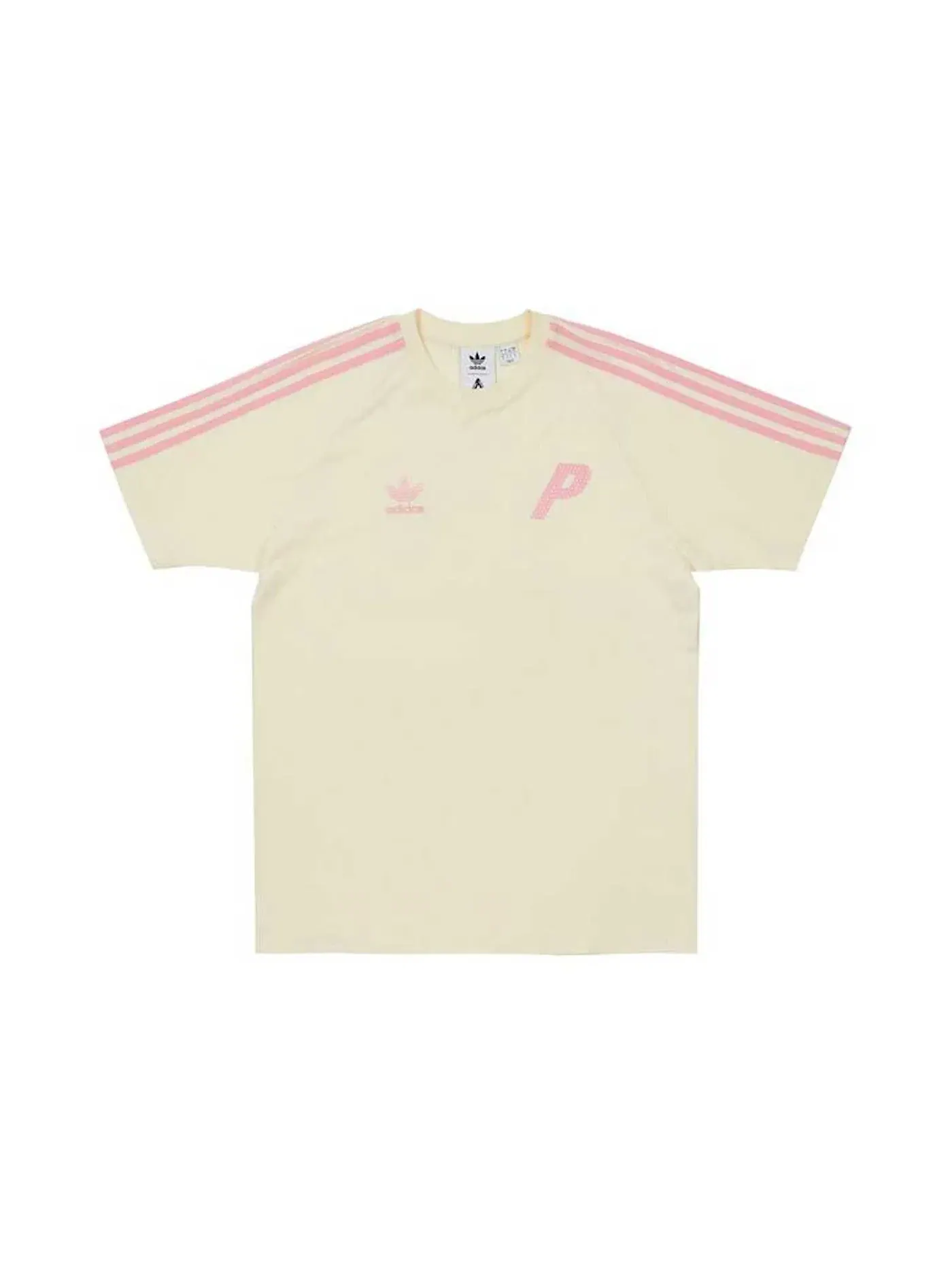 Мужская футболка с принтом Palace Adidas Stan Smith T-shirt — изображение 2 из 2, бежевый