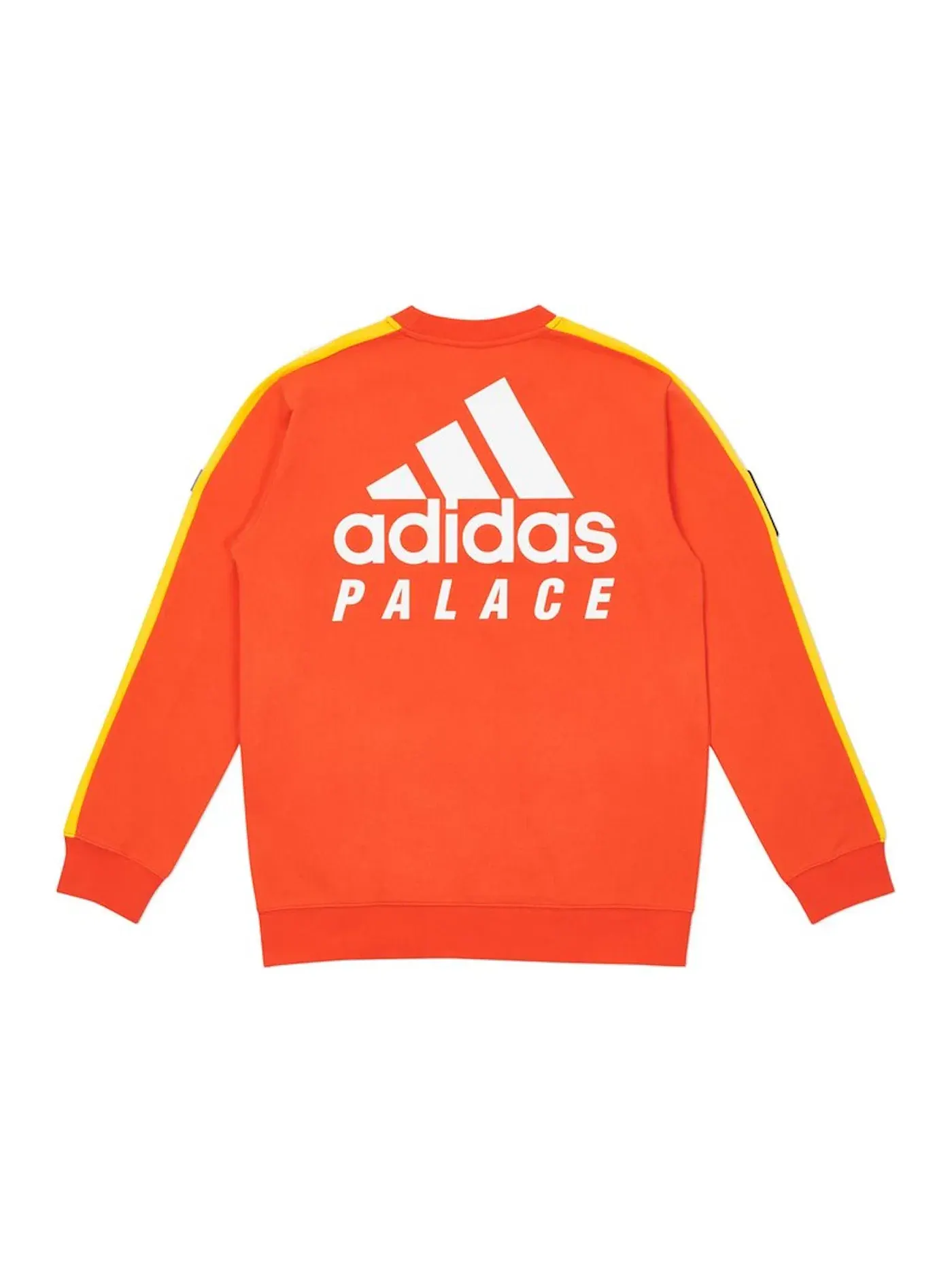 Мужской свитшот с принтом Palace Crewneck — изображение 1 из 2, яркий оранжевый