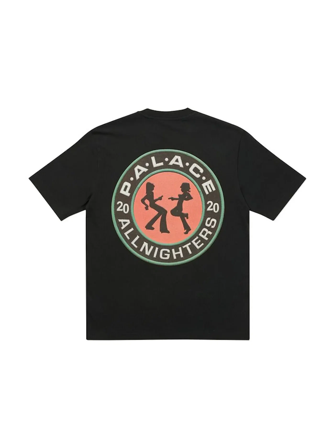 Мужская футболка с принтом Palace All Nighters T-Shirt — изображение 1 из 2, черный