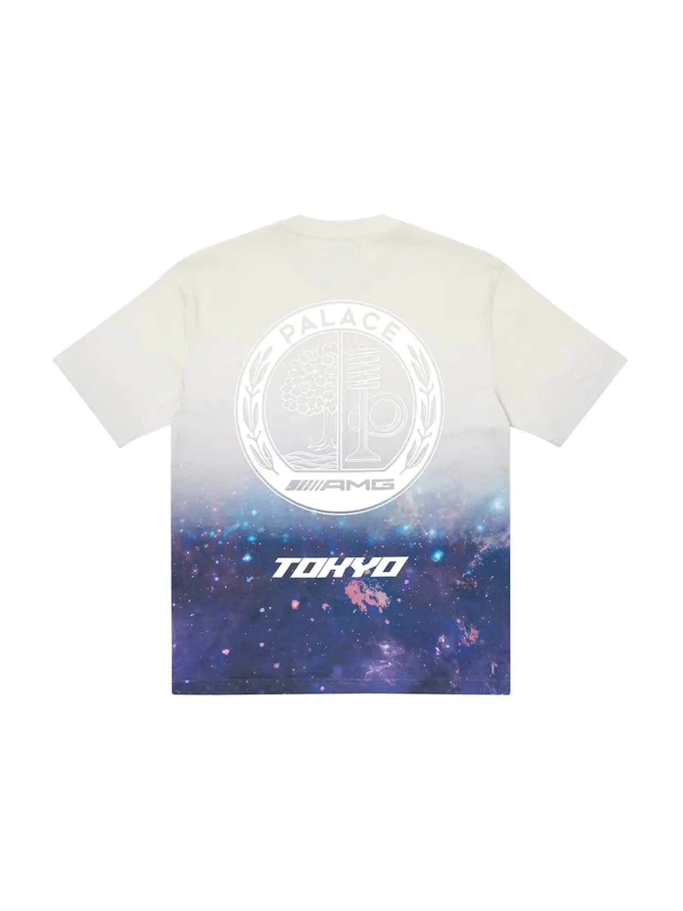 Мужская футболка с принтом Palace AMG 2.0 Tokyo T-shirt Palace — изображение 1 из 2, бежевый/синий