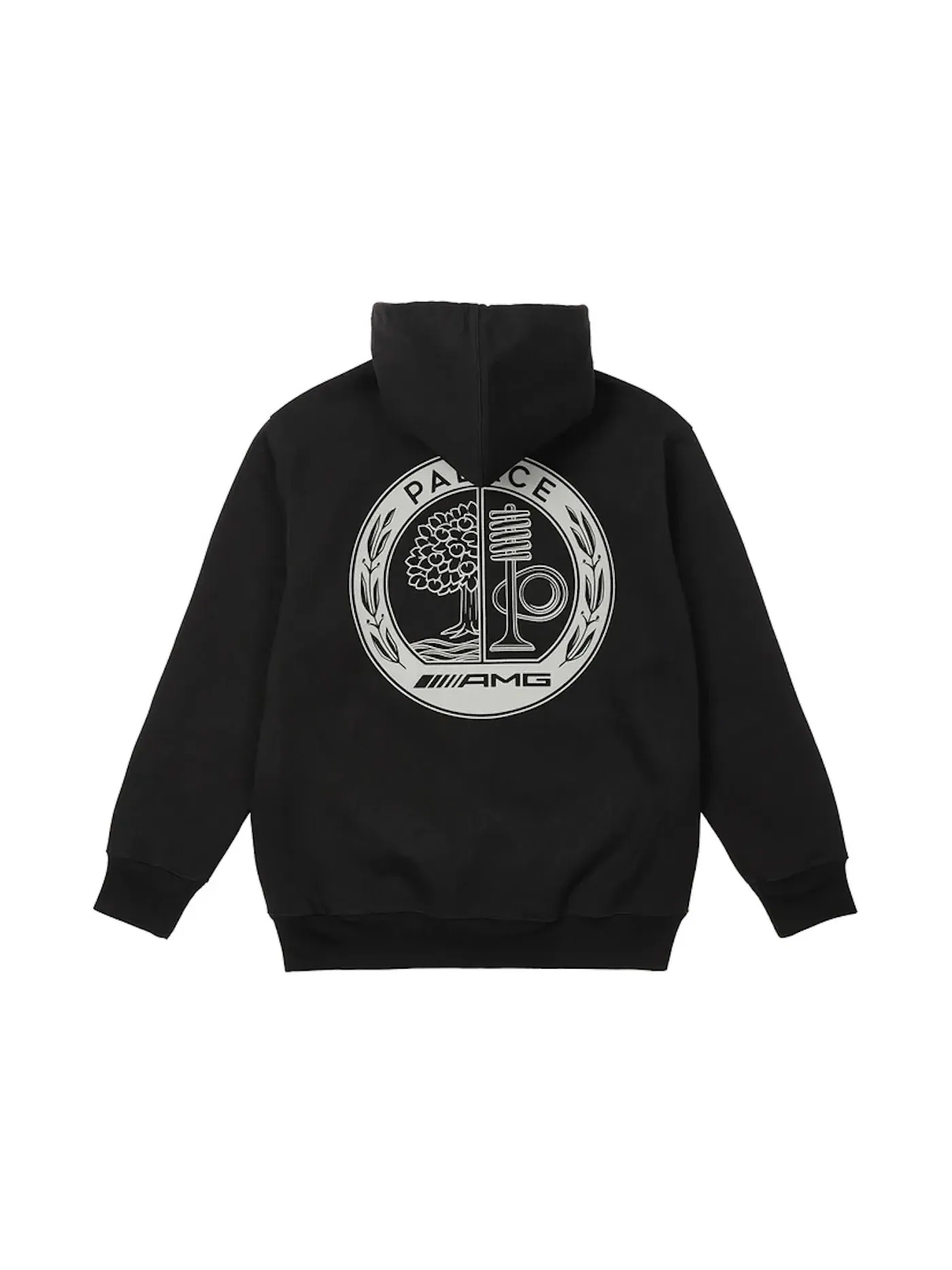 Мужская худи с молнией Palace AMG 2.0 Zip Hood — изображение 1 из 2, черный