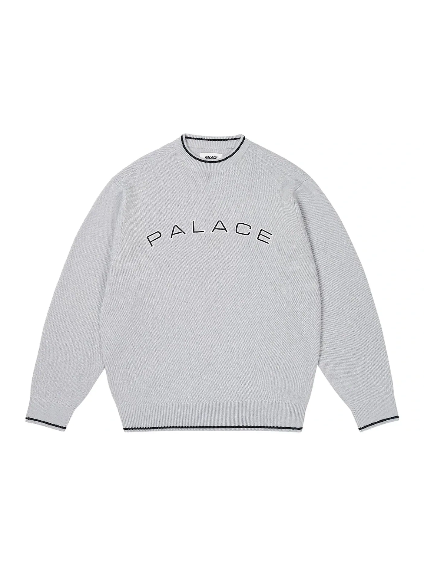 Мужской свитер с принтом Palace Knit — изображение 1 из 2, серый