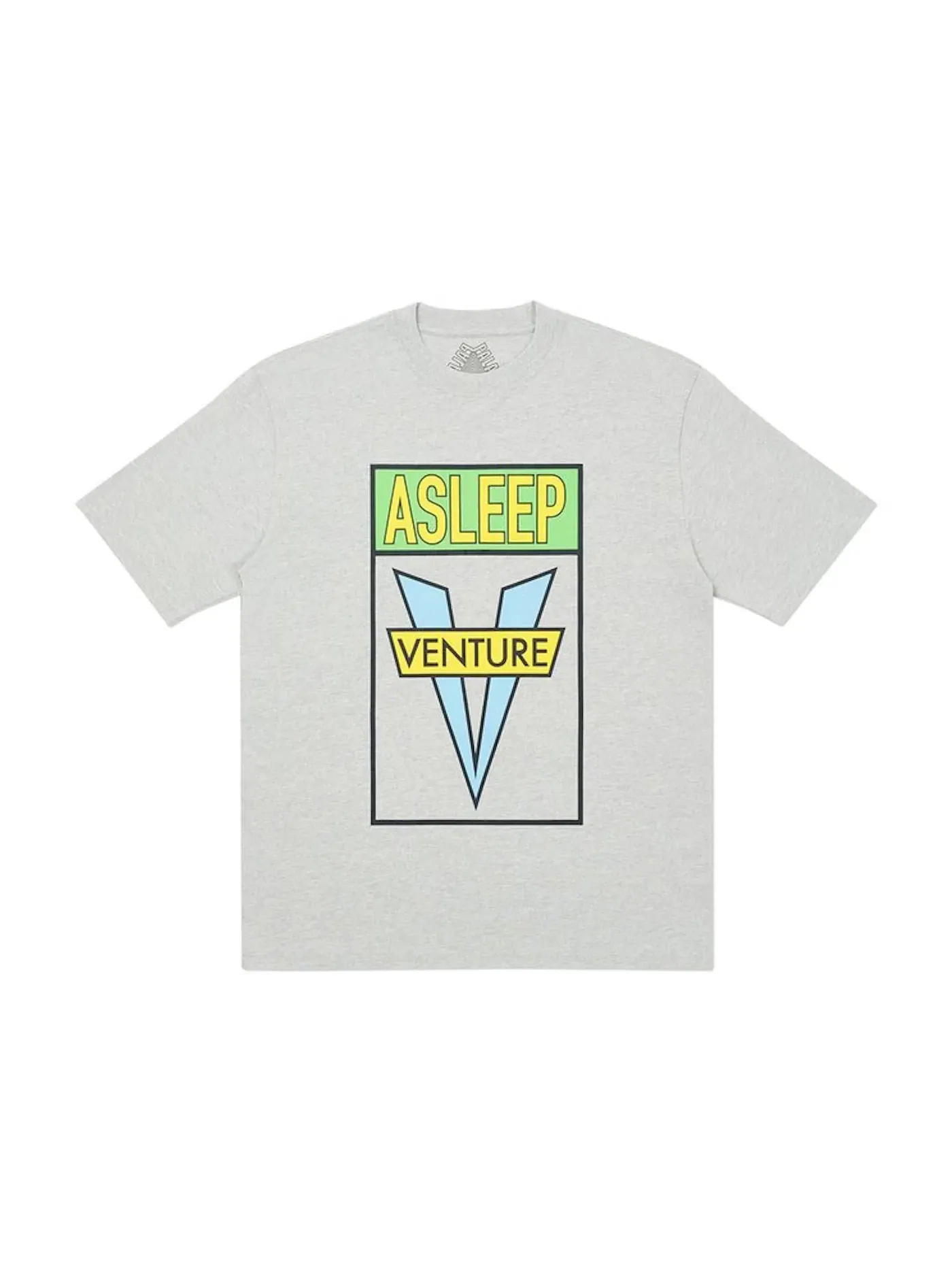 Мужская футболка с принтом Palace Asleep To Venture T-Shirt — изображение 1 из 2, серый