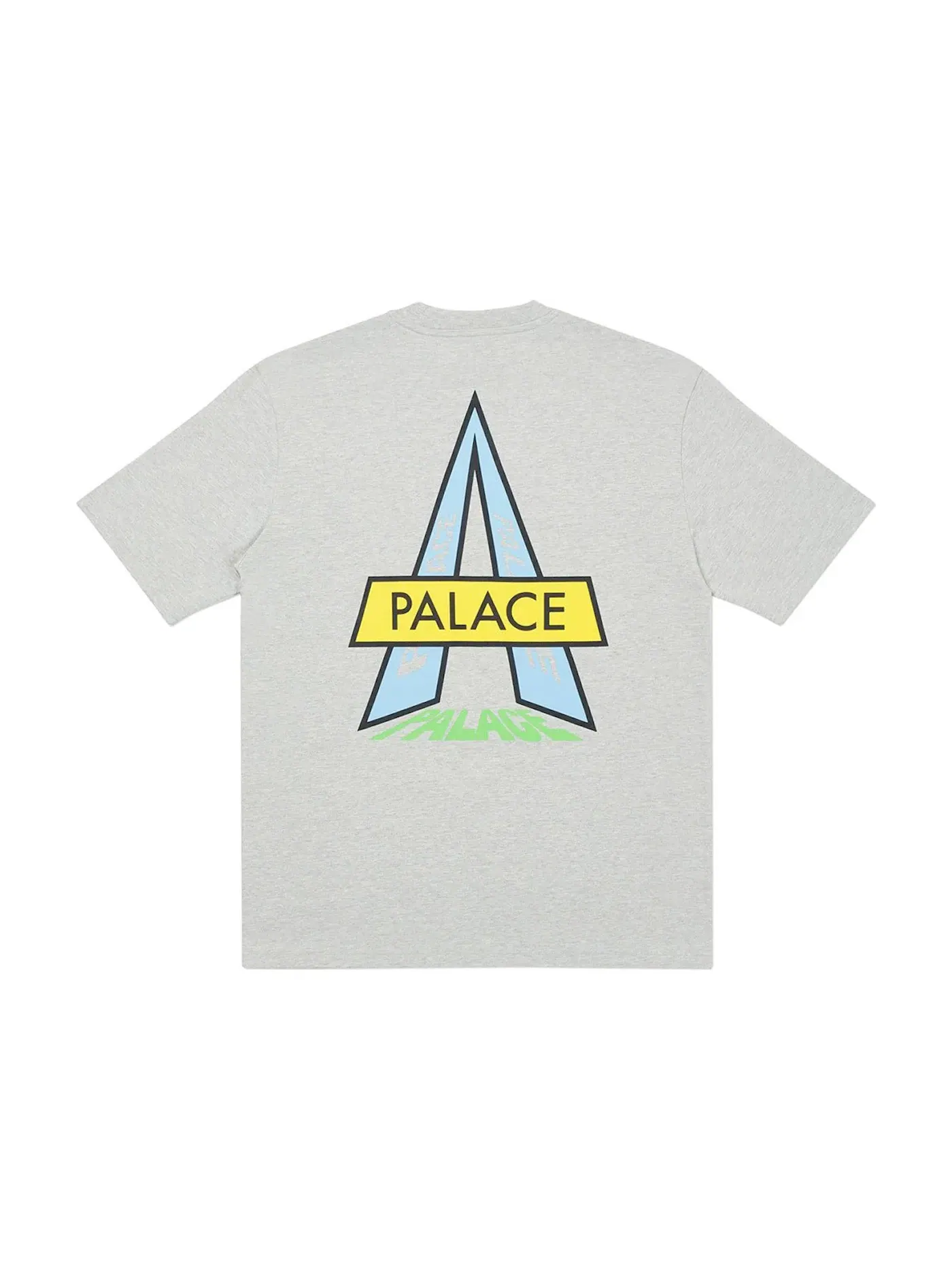 Мужская футболка с принтом Palace Asleep To Venture T-Shirt — изображение 2 из 2, серый