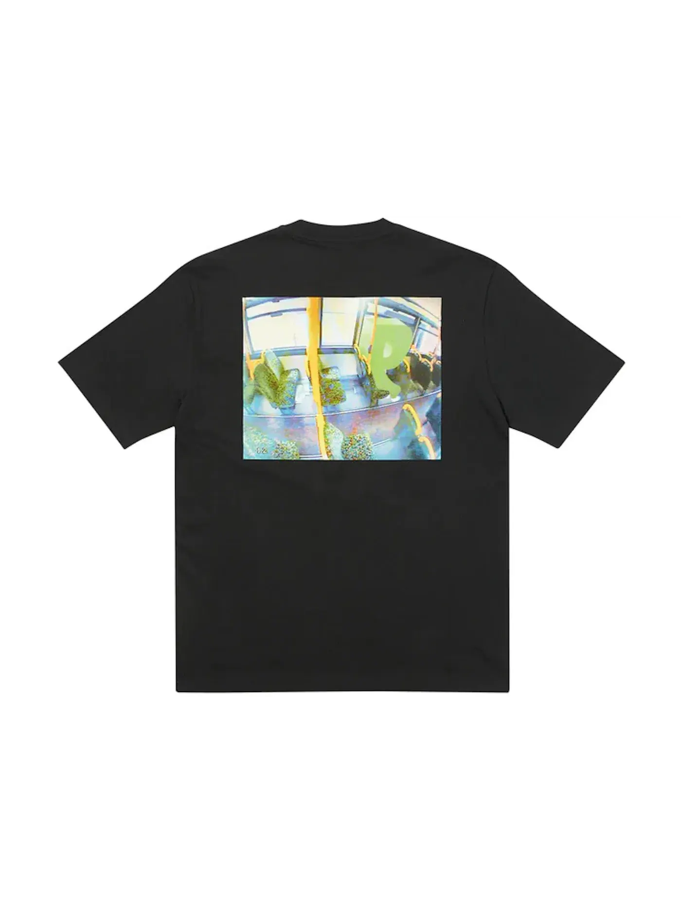 Мужская футболка с принтом Palace Back Of The Bus T-Shirt — изображение 1 из 2, черный