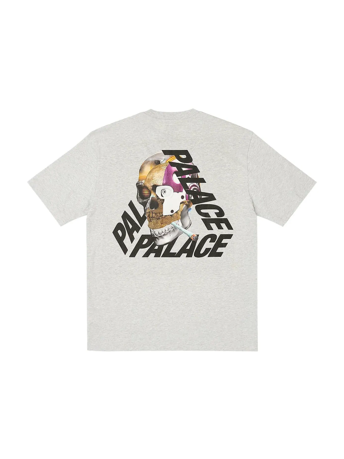 Мужская футболка с принтом Palace P-3 T-Shirt — изображение 1 из 2, серый