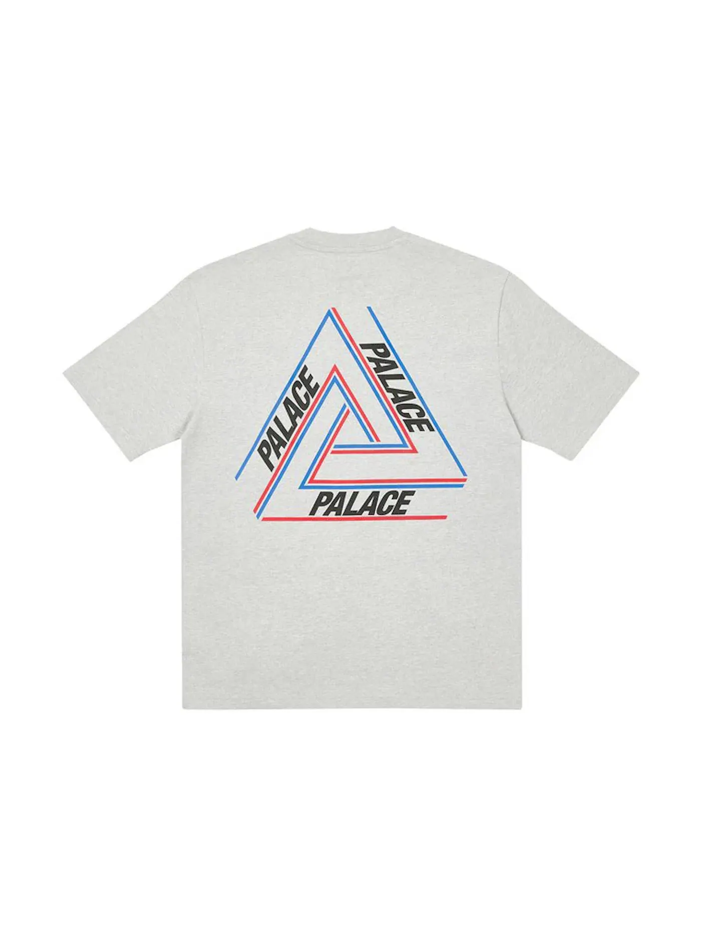 Мужская футболка с принтом Palace Basically A Tri-Ferg — изображение 1 из 2, серый