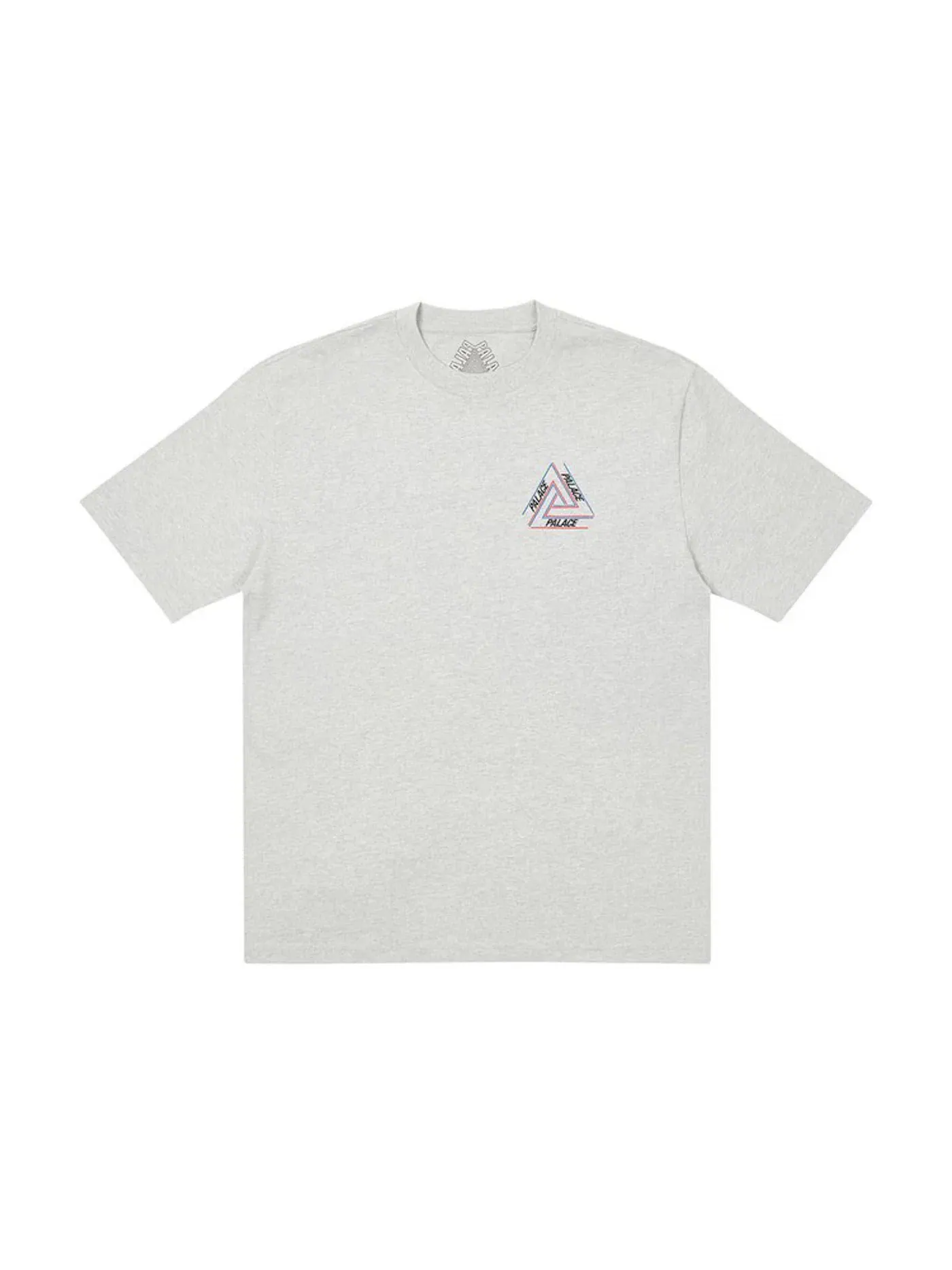 Мужская футболка с принтом Palace Basically A Tri-Ferg — изображение 2 из 2, серый