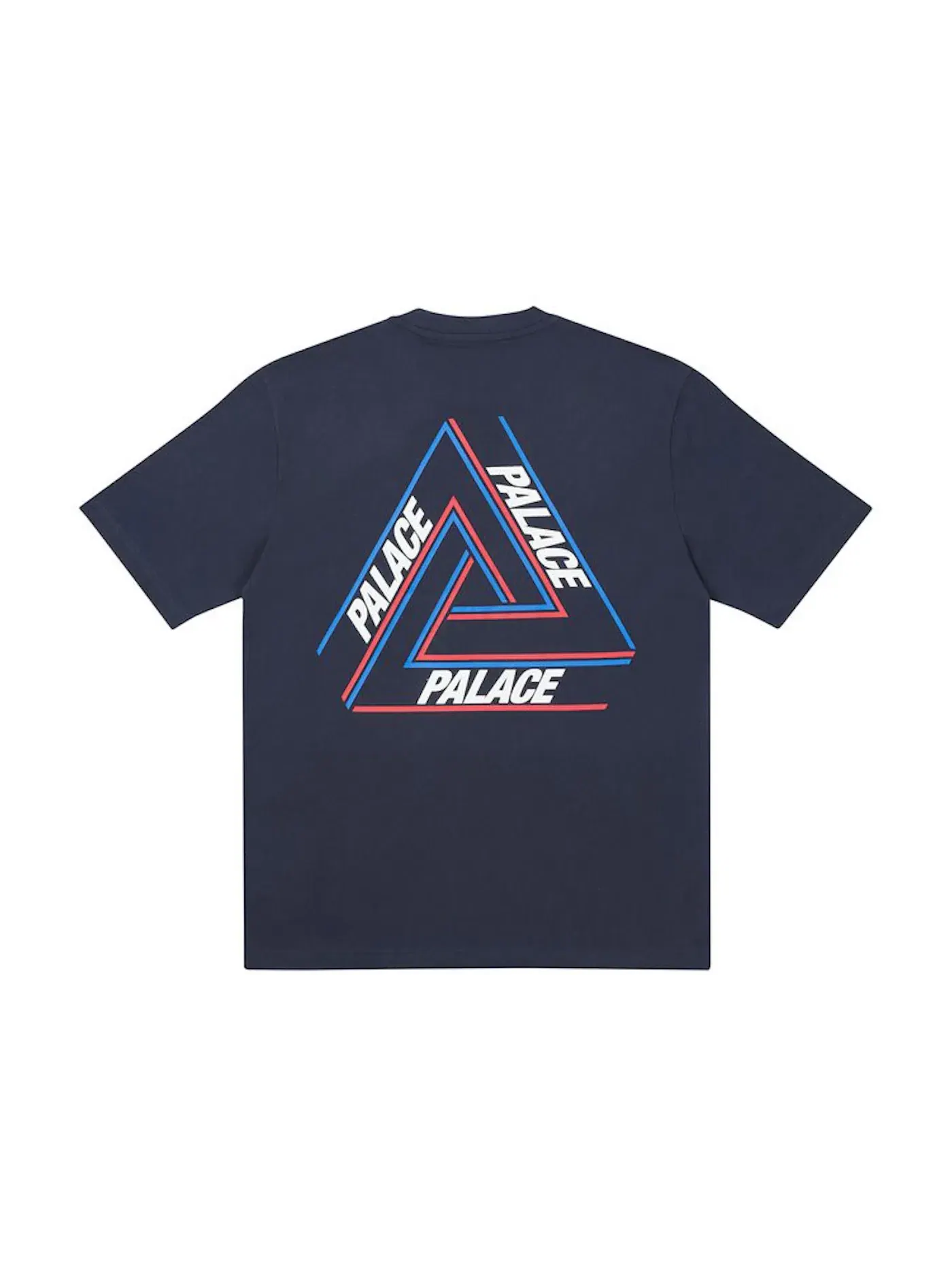 Мужская футболка с принтом Palace Basically A Tri-Ferg — изображение 1 из 2, темно-синий