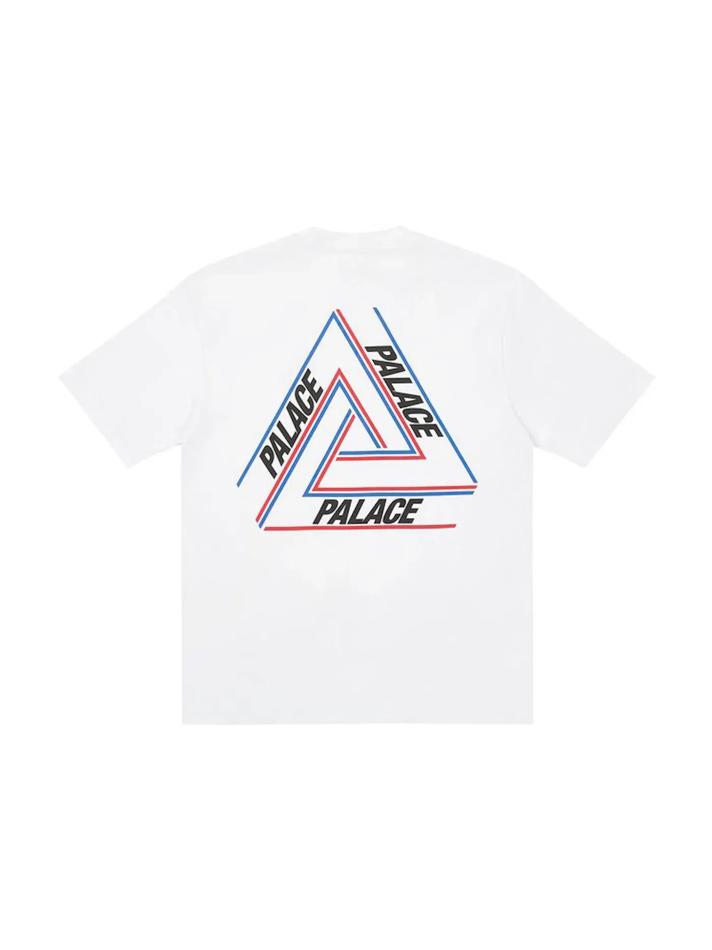 Мужская футболка с принтом Palace Basically A Tri-Ferg — изображение 1 из 2, белый