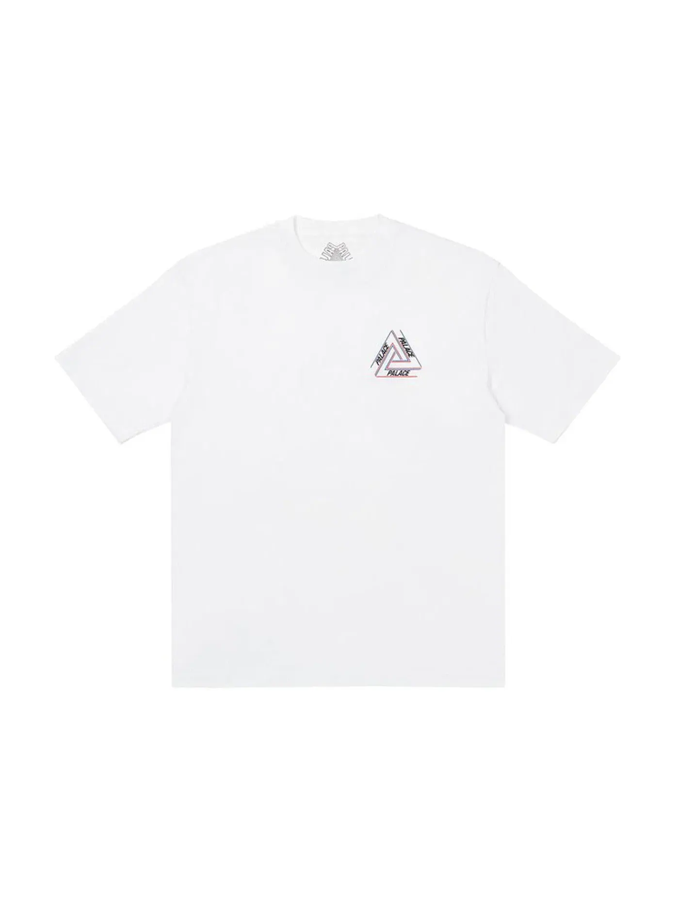 Мужская футболка с принтом Palace Basically A Tri-Ferg — изображение 2 из 2, белый