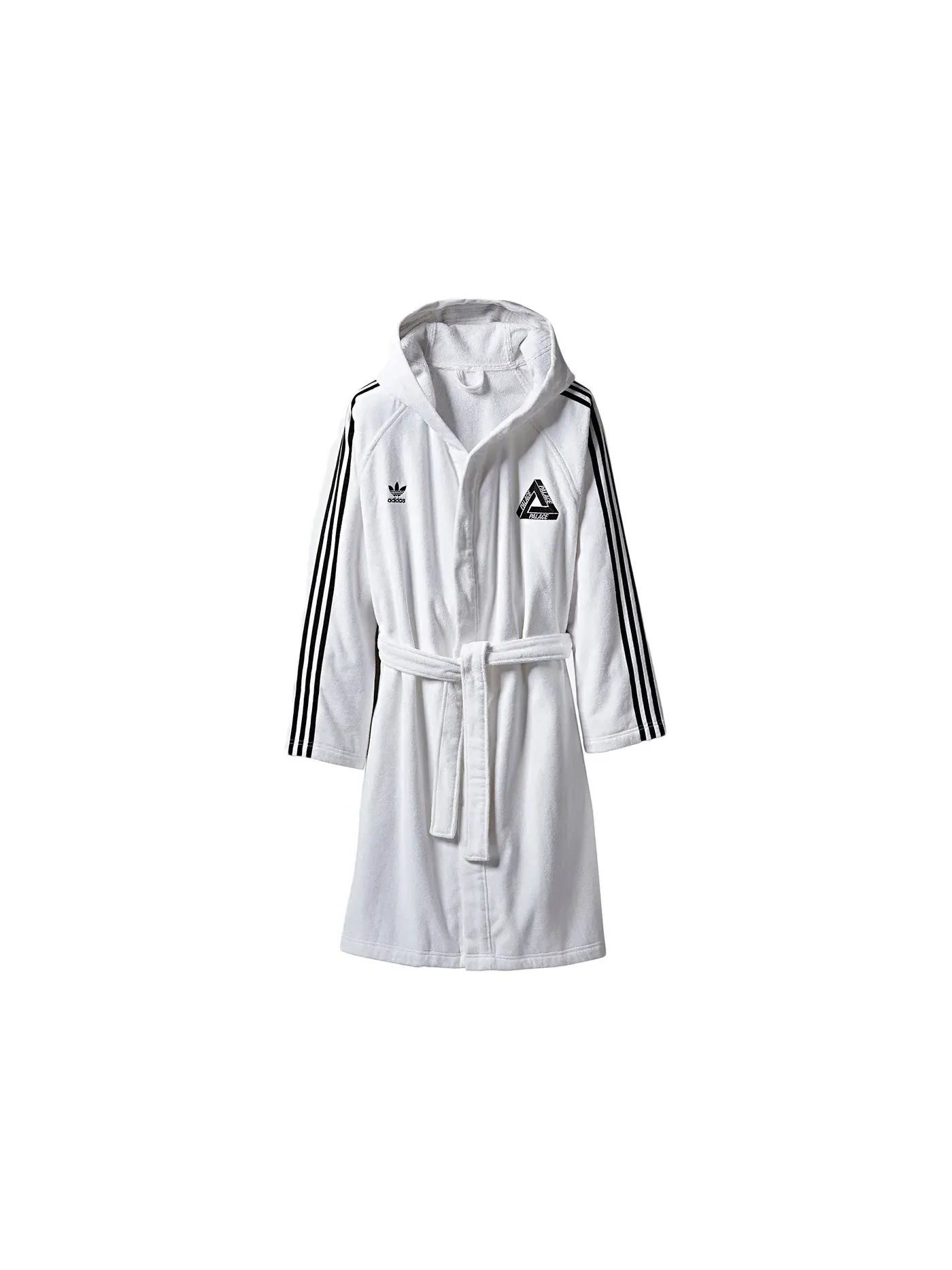Детский халат с поясом Bathrobe Palace — изображение 1 из 2, белый/черный