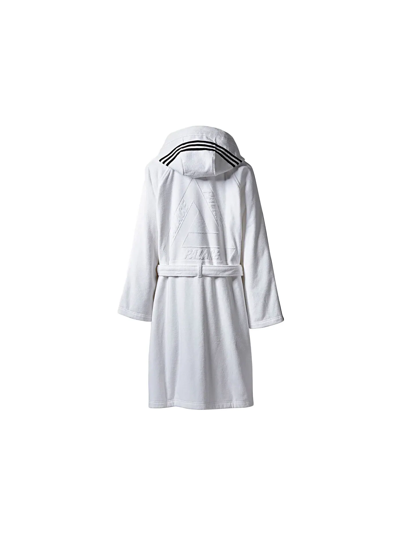 Детский халат с поясом Bathrobe Palace — изображение 2 из 2, белый/черный