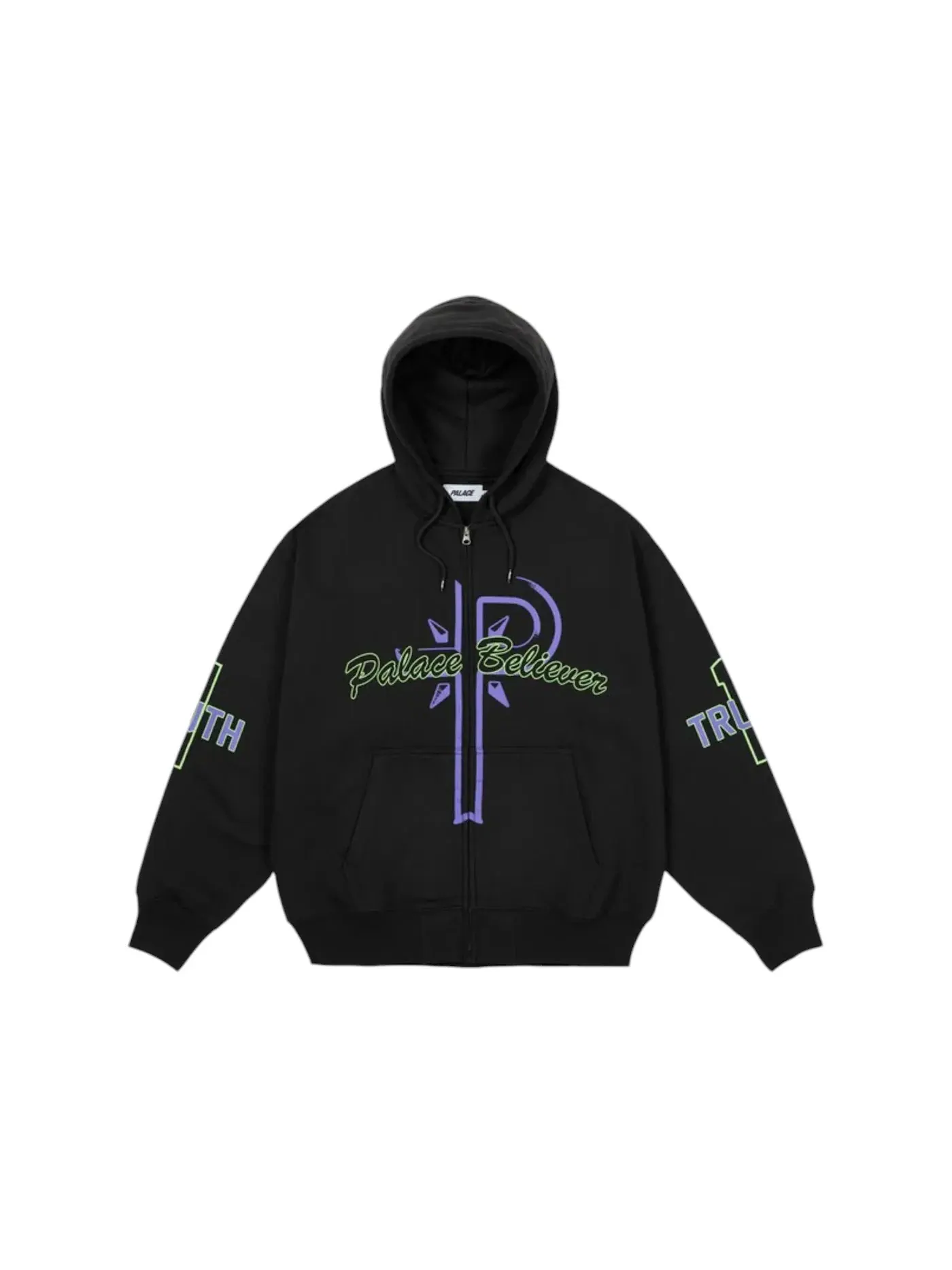 Мужская худи Palace Believer Zip Hood — изображение 1 из 2, черный