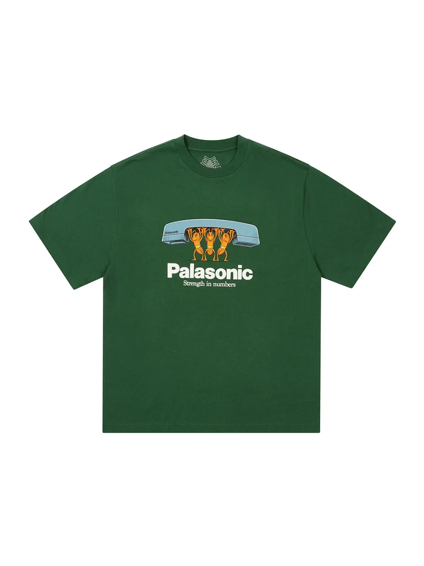 Мужская футболка с принтом Palace Bell Man T-Shirt (FW24) — изображение 1 из 1, зеленый