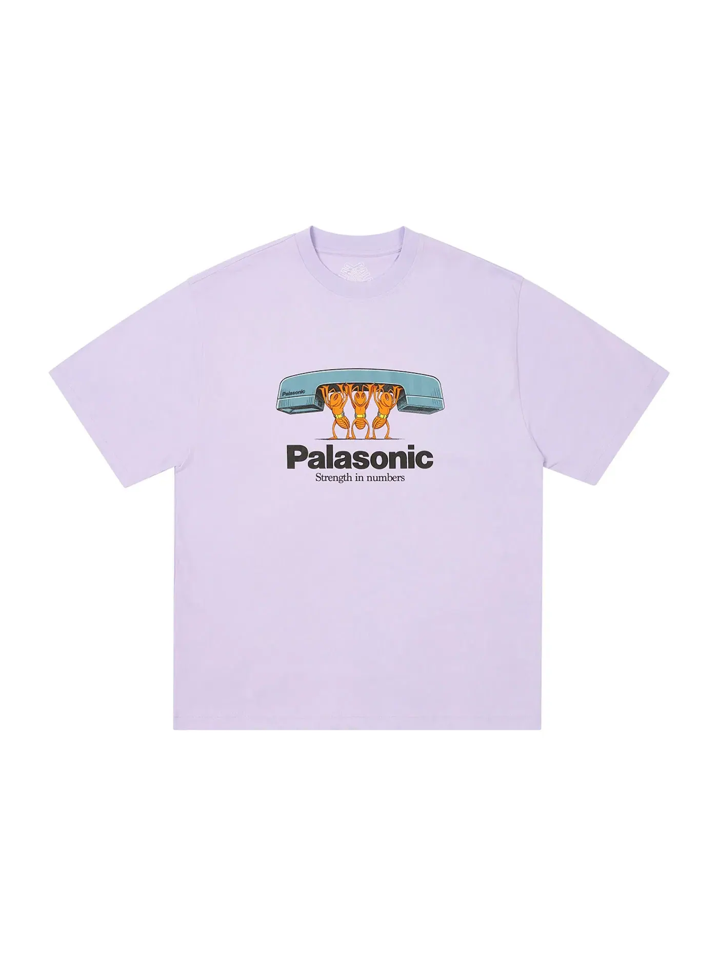 Мужская футболка с принтом Palace Bell Man T-Shirt (FW24) — изображение 1 из 1, фиолетовый