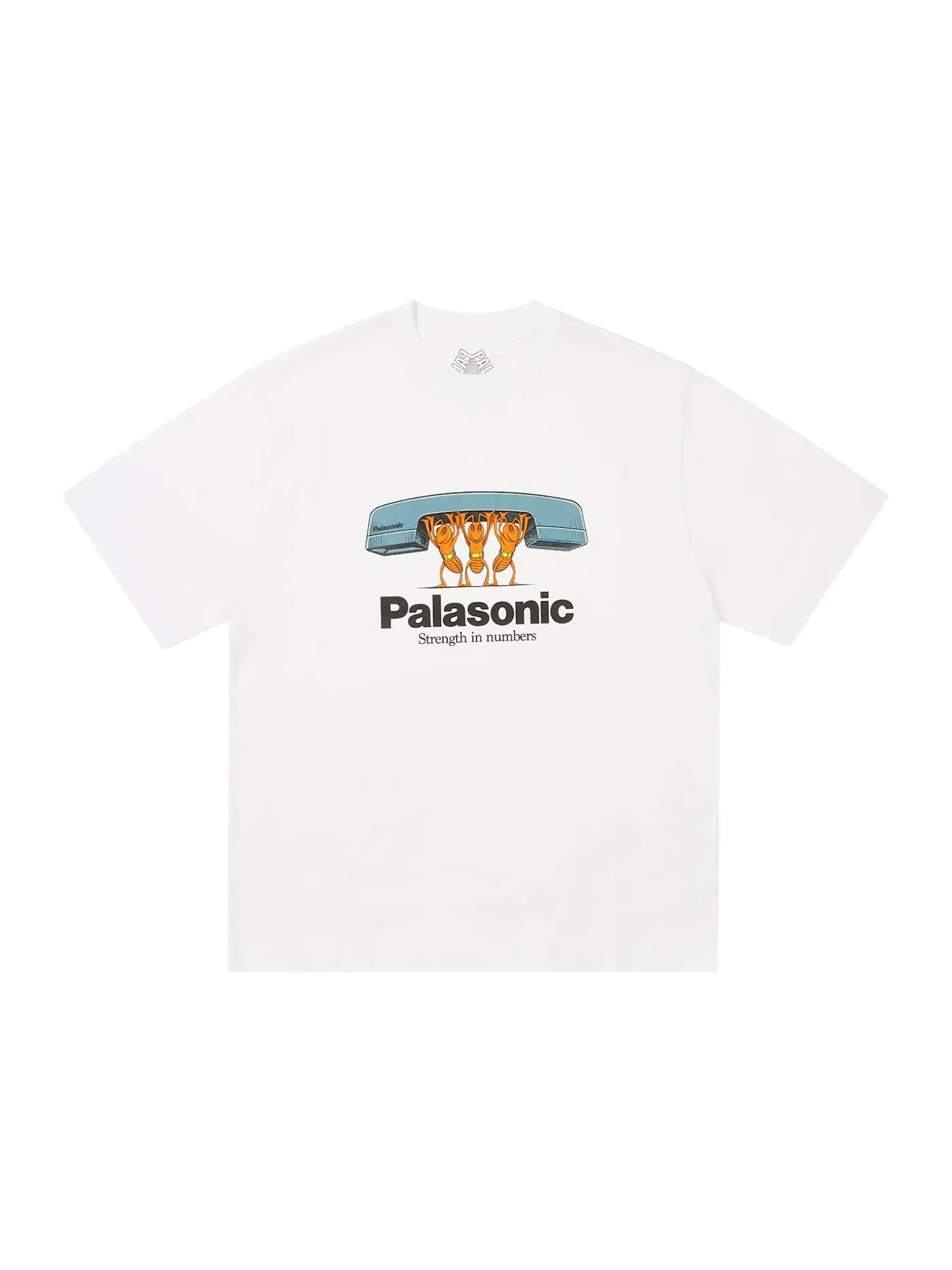 Мужская футболка с принтом Palace Bell Man T-Shirt (FW24) — изображение 1 из 1, белый