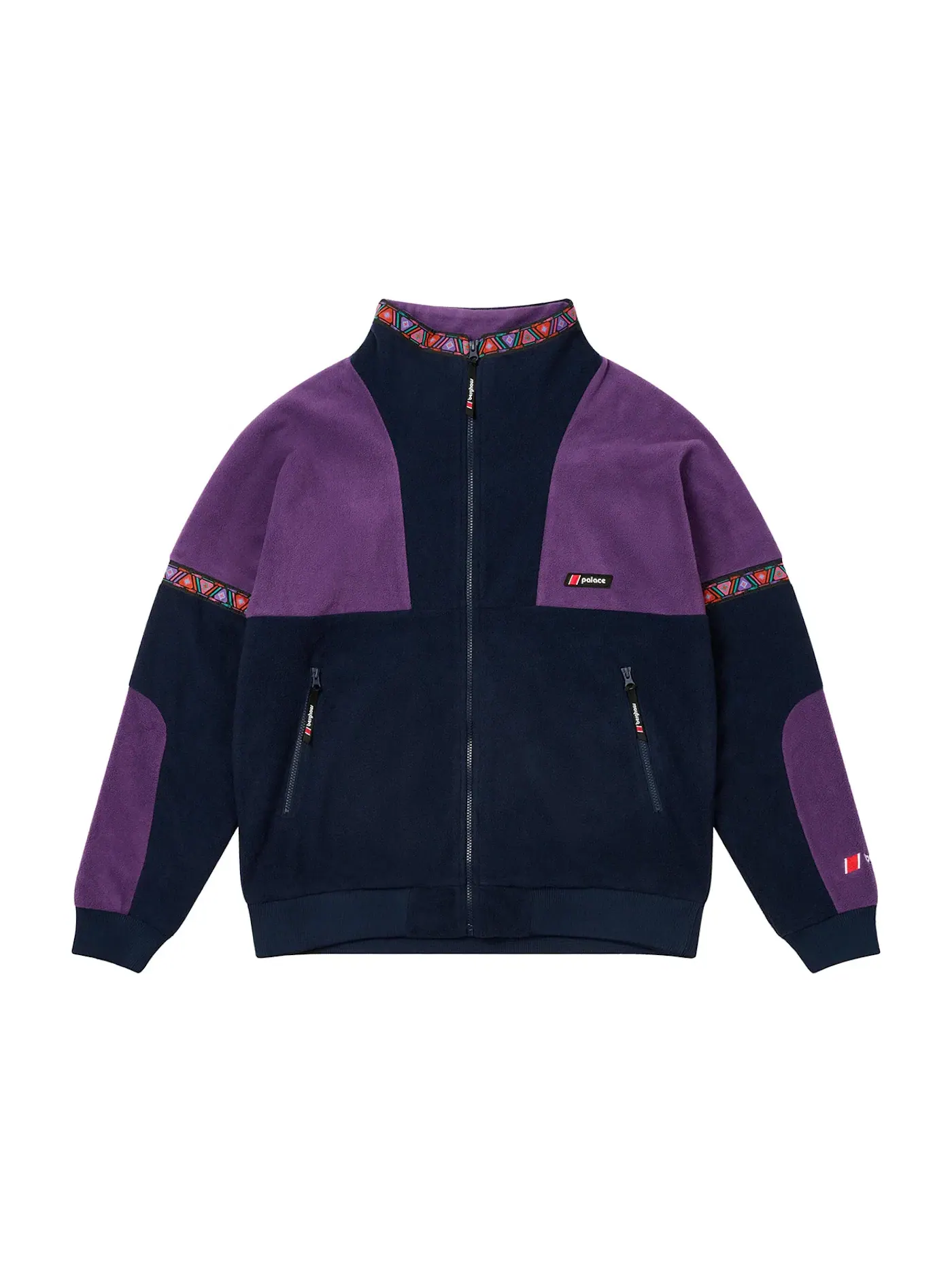 Мужская куртка-флис с принтом Palace Fleece — изображение 1 из 2, фиолетовый