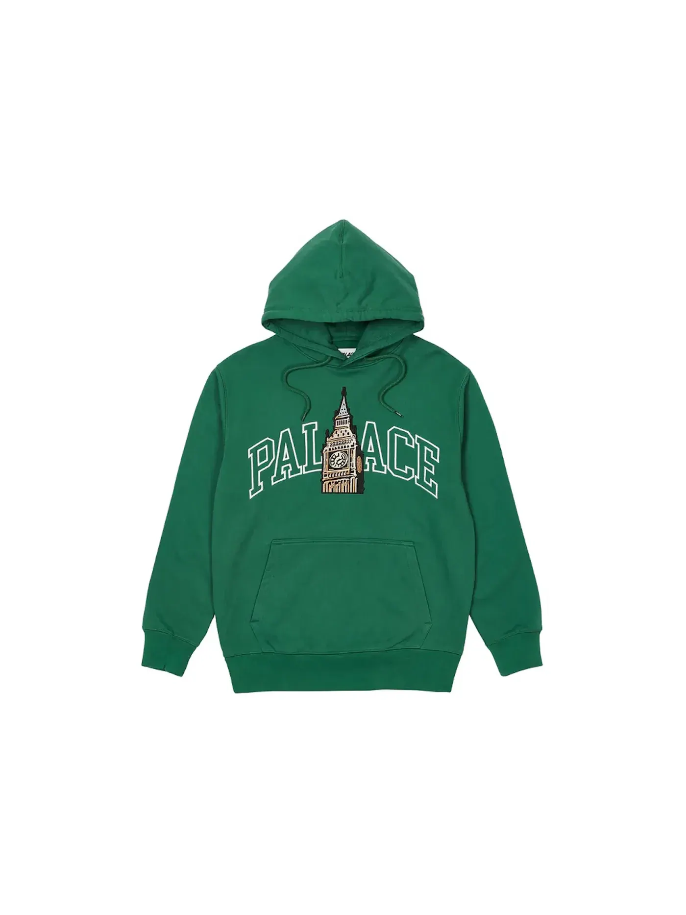 Мужская худи с принтом Palace Hood — изображение 1 из 1, зеленый