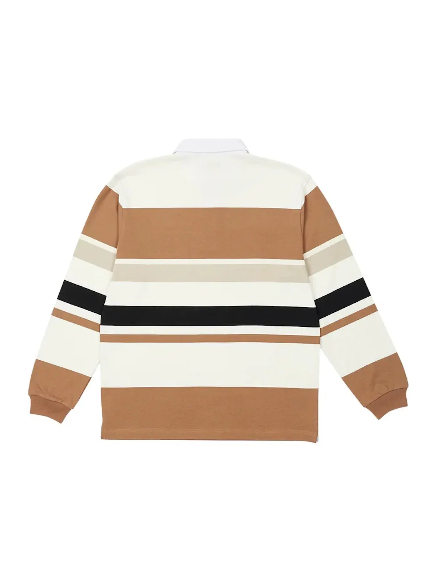 Мужская футболка-поло с полосами Palace Big Stripe Rugby Top White — изображение 2 из 2