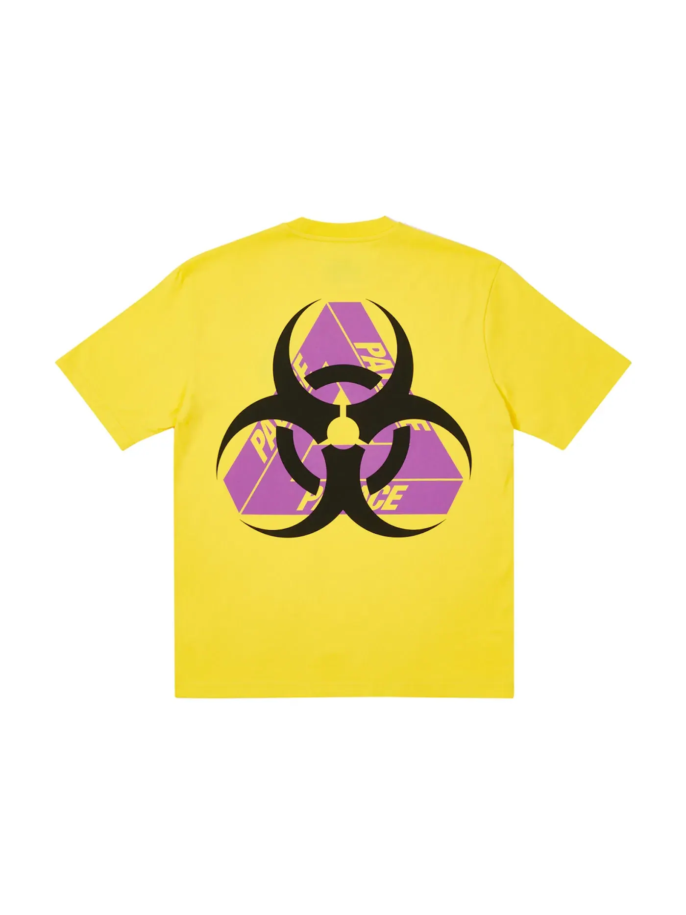 Мужская футболка с принтом Palace Bio Hazard T-shirt — изображение 1 из 2, желтый