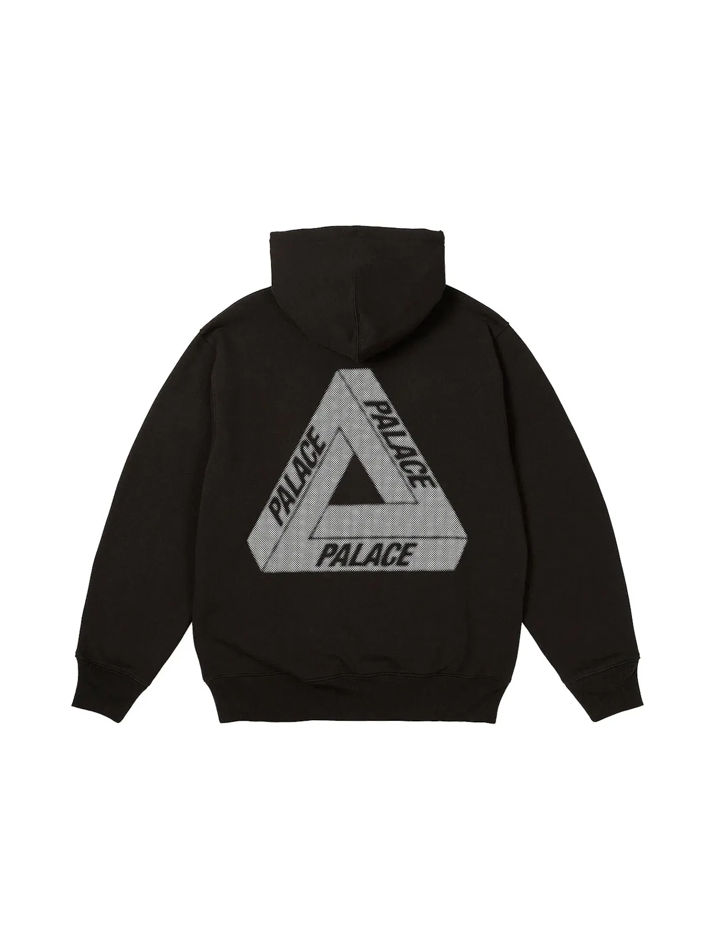 Мужская худи с принтом Palace Bit Grippy Tri-Ferg Hood — изображение 1 из 3, черный