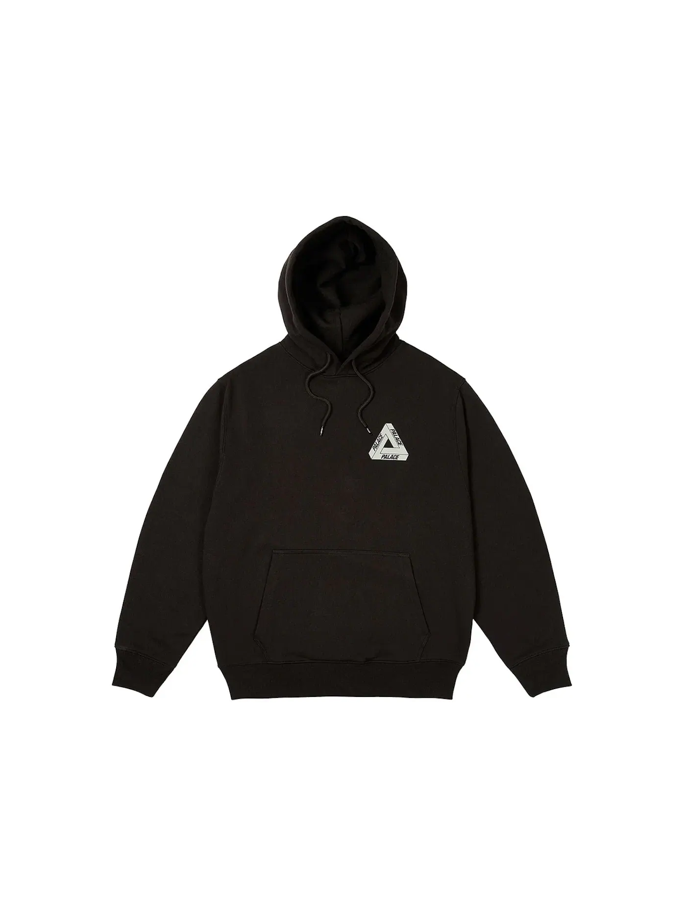 Мужская худи с принтом Palace Bit Grippy Tri-Ferg Hood — изображение 2 из 3, черный