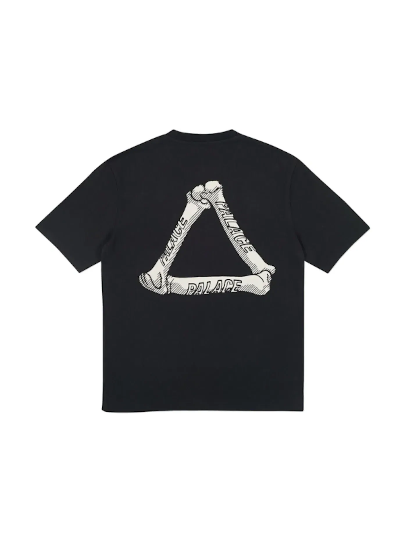 Мужская футболка с принтом Palace T-shirt — изображение 2 из 2, черный