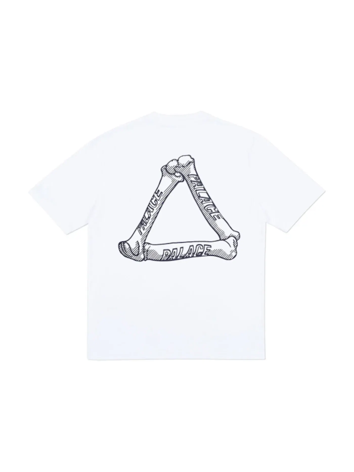 Мужская футболка с принтом Palace T-Shirt — изображение 2 из 2, белый