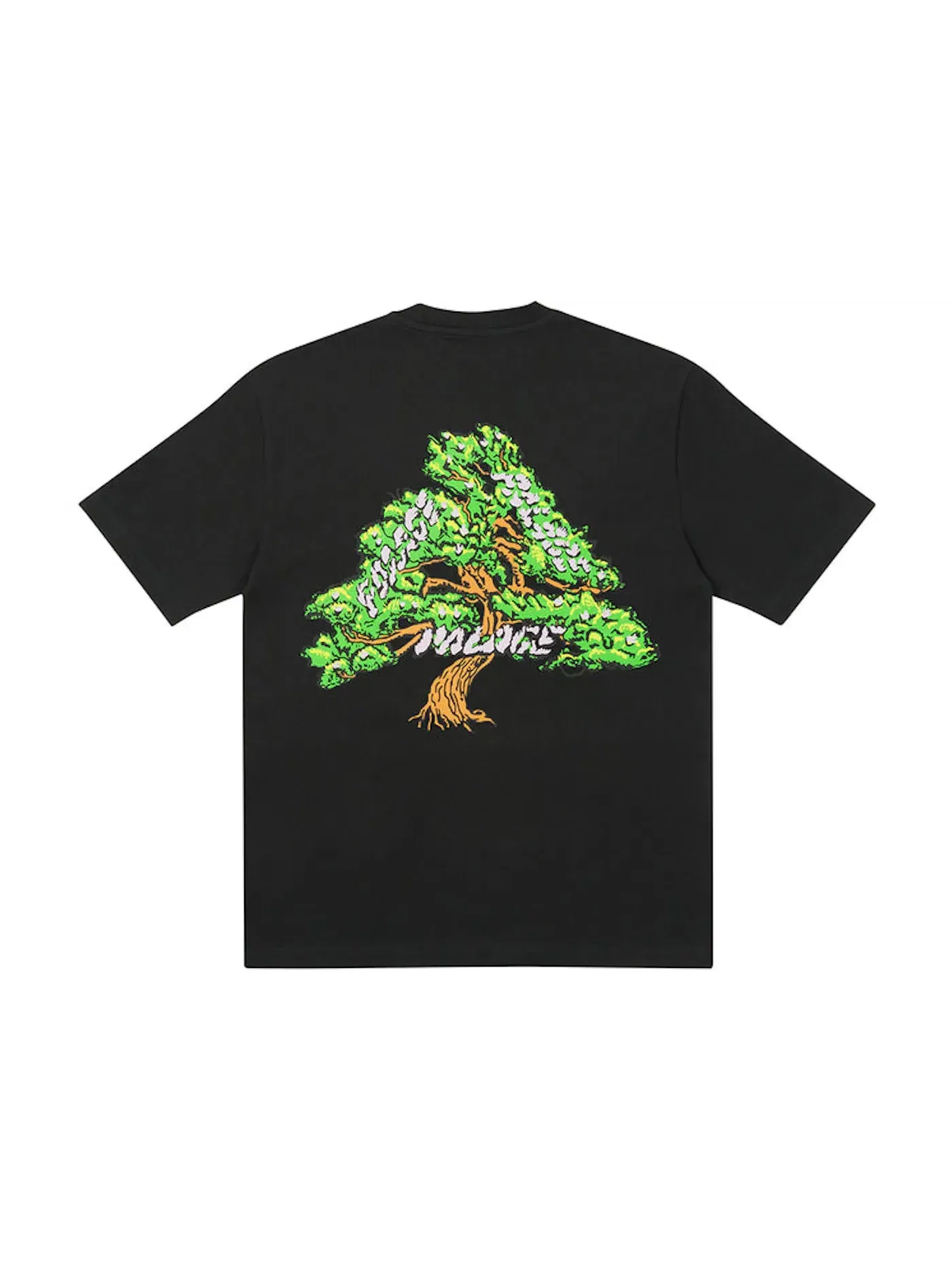Мужская футболка с принтом Palace T-shirt — изображение 1 из 2, черный