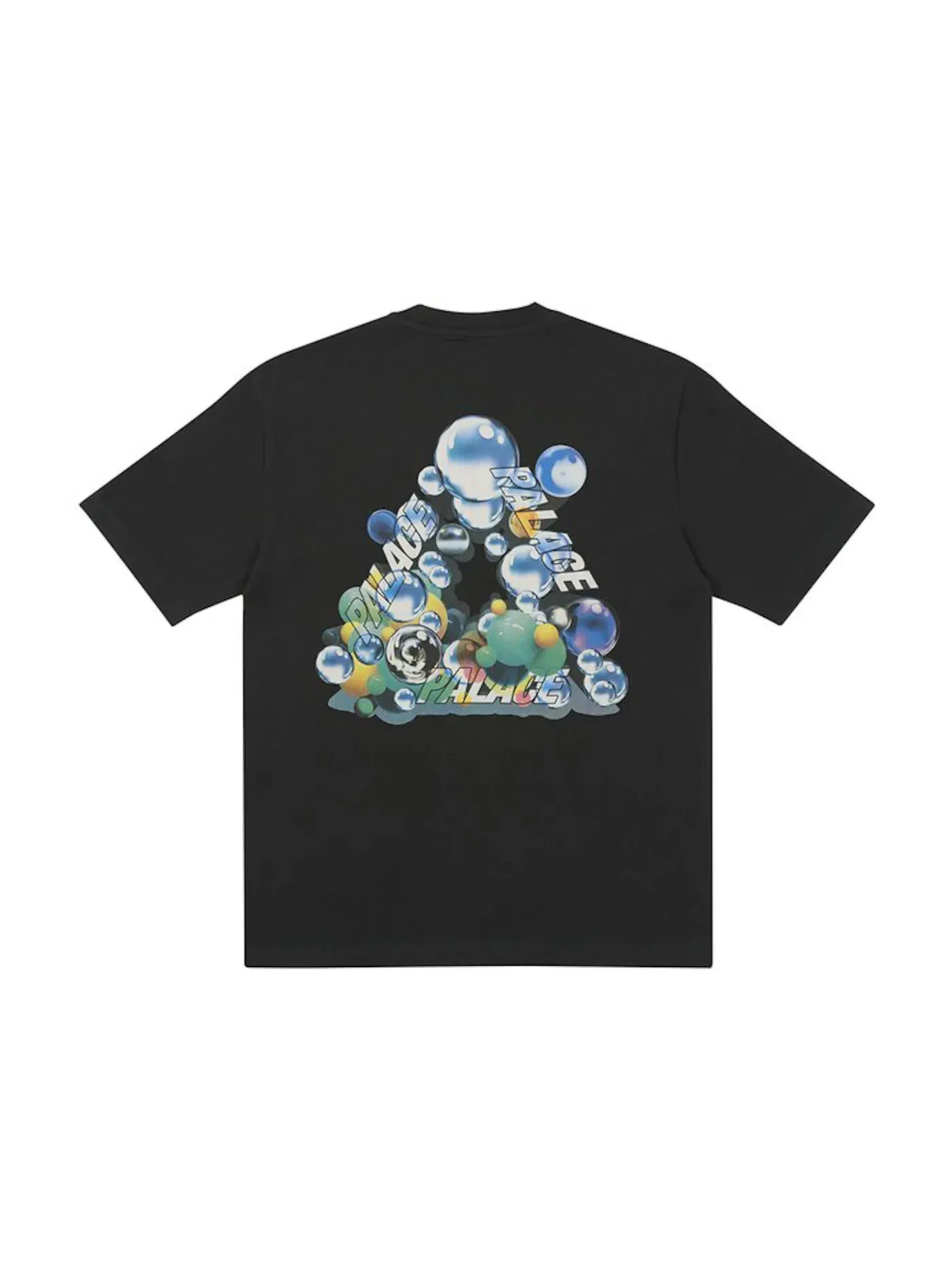 Мужская футболка с принтом Palace Bubbling T-shirt — изображение 1 из 2, черный