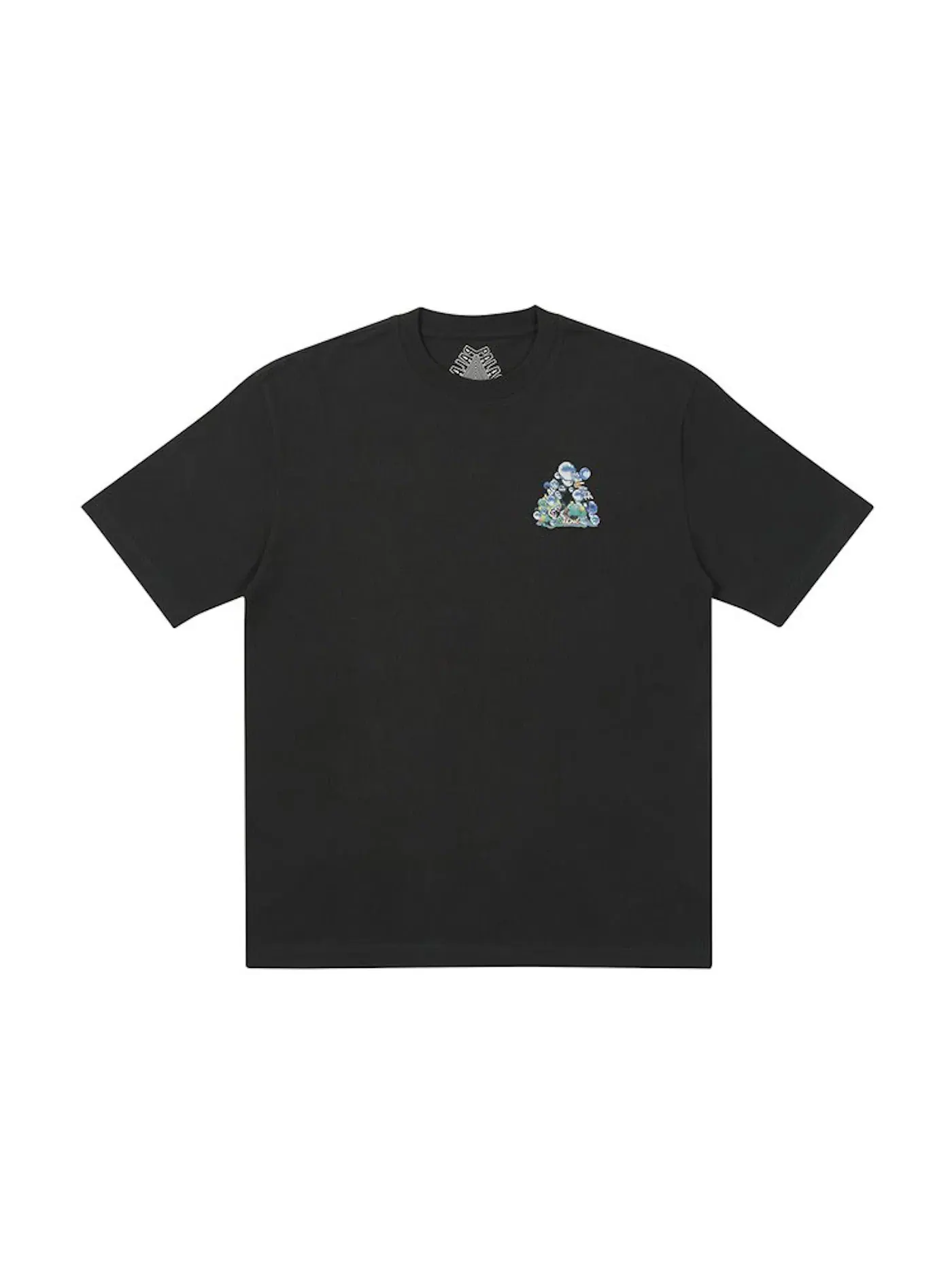 Мужская футболка с принтом Palace Bubbling T-shirt — изображение 2 из 2, черный