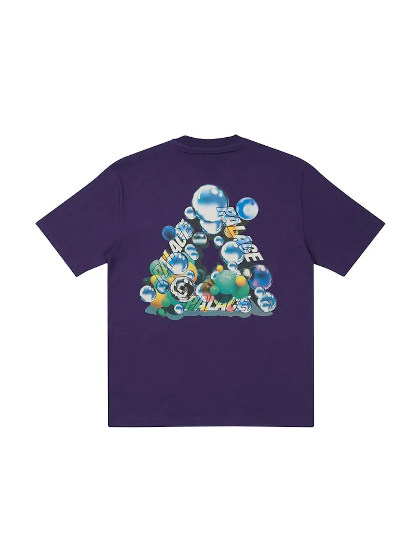 Мужская футболка с принтом Palace Bubbling T-shirt Purple — изображение 1 из 2
