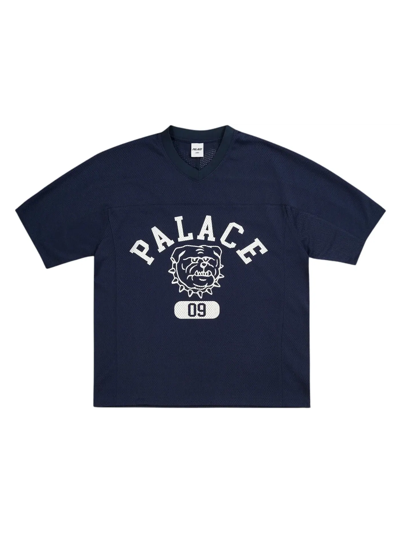 Мужская джерси с принтом Palace Bulldog — изображение 1 из 2, темно-синий