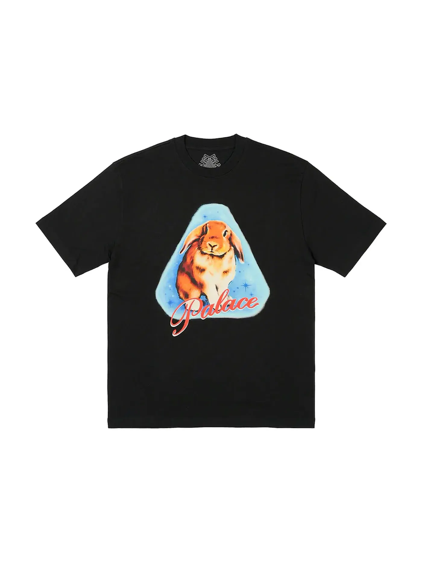 Мужская футболка с принтом Palace T-shirt — изображение 1 из 1, черный