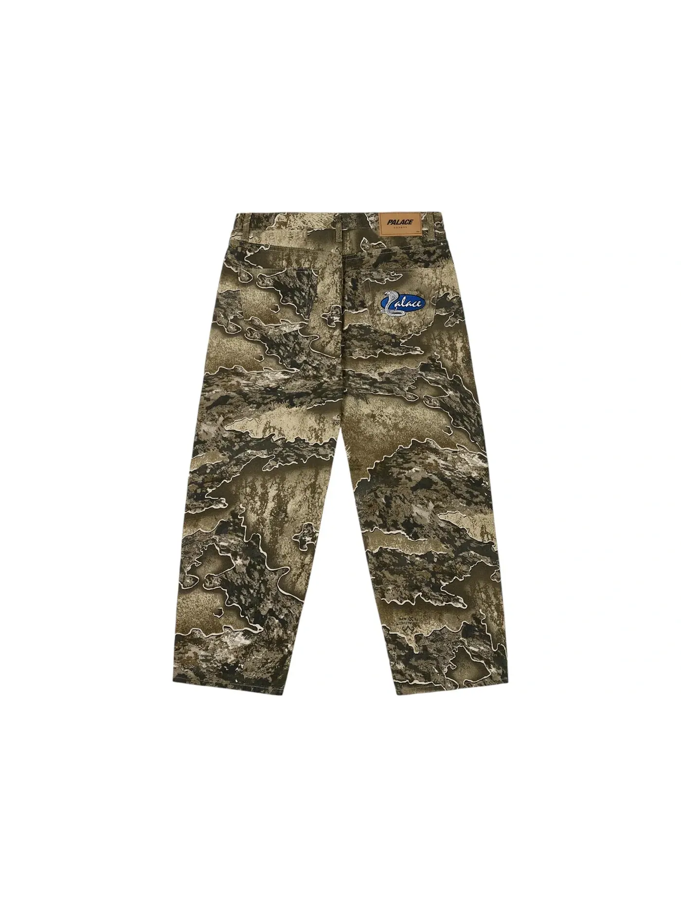 Мужские джинсы свободного кроя Palace Canvas Cobra P90 Baggy Jean Realtree — изображение 1 из 2, настоящее дерево