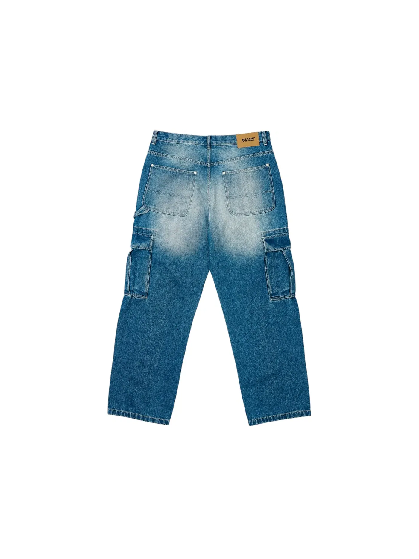 Мужские джинсы с карго-вставками Palace Cargo Panel Jean — изображение 2 из 3, синий