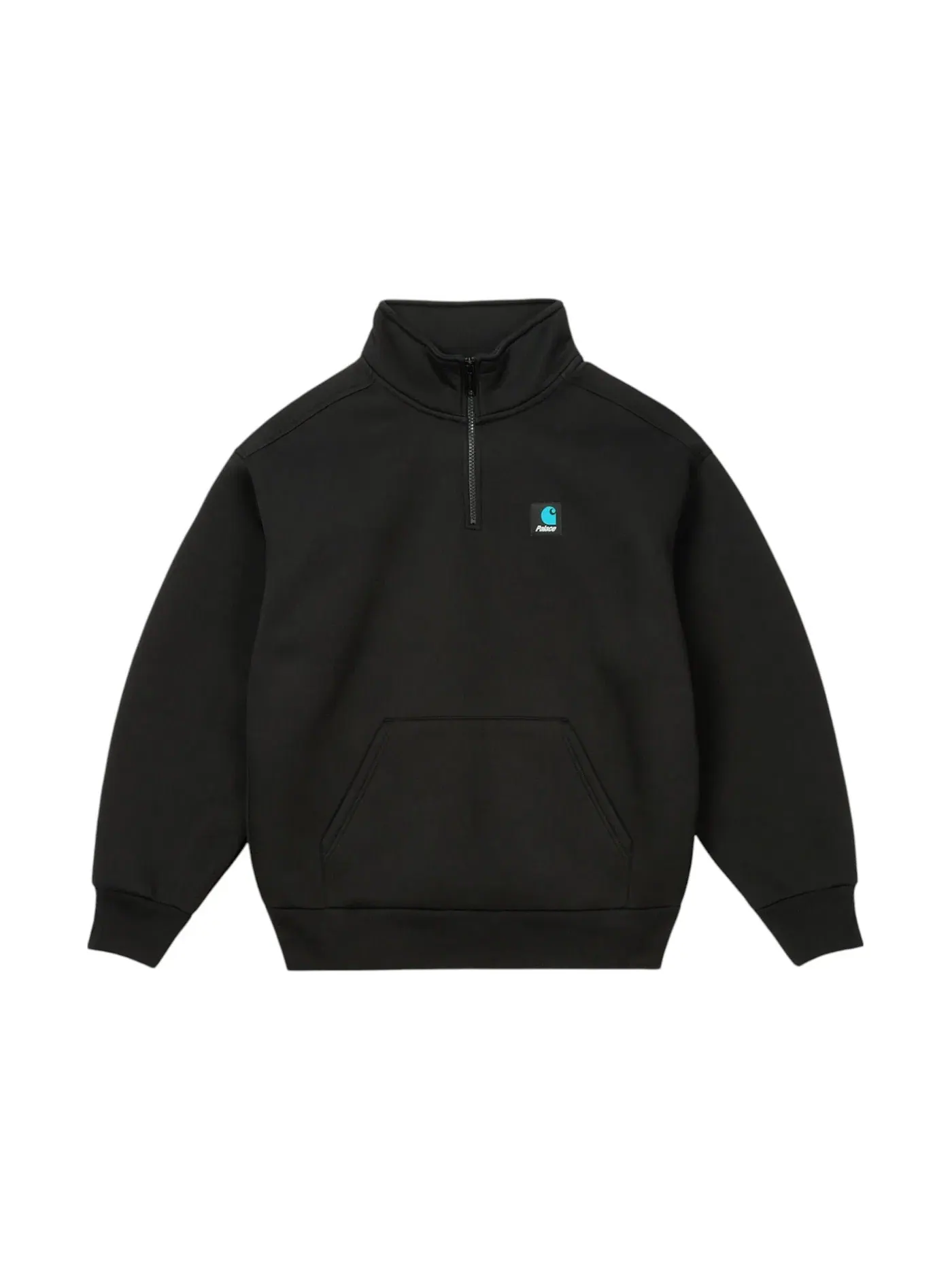 Мужской свитшот с длинным рукавом Palace Carhartt WIP Carlux 1/2 Zip — изображение 1 из 2, черный