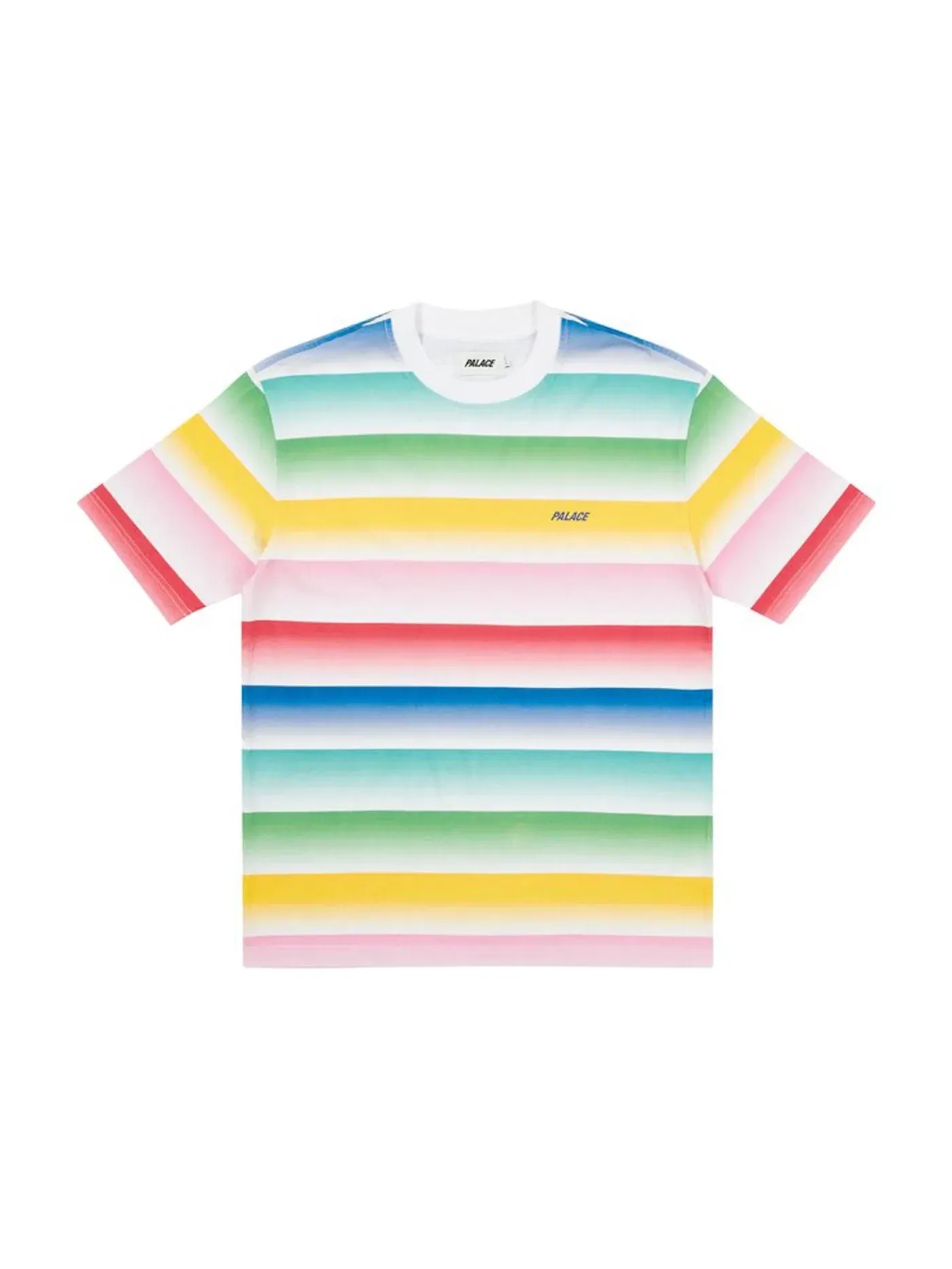 Мужская футболка с принтом Palace Catch The Fade T-shirt — изображение 1 из 1, розовый/зеленый