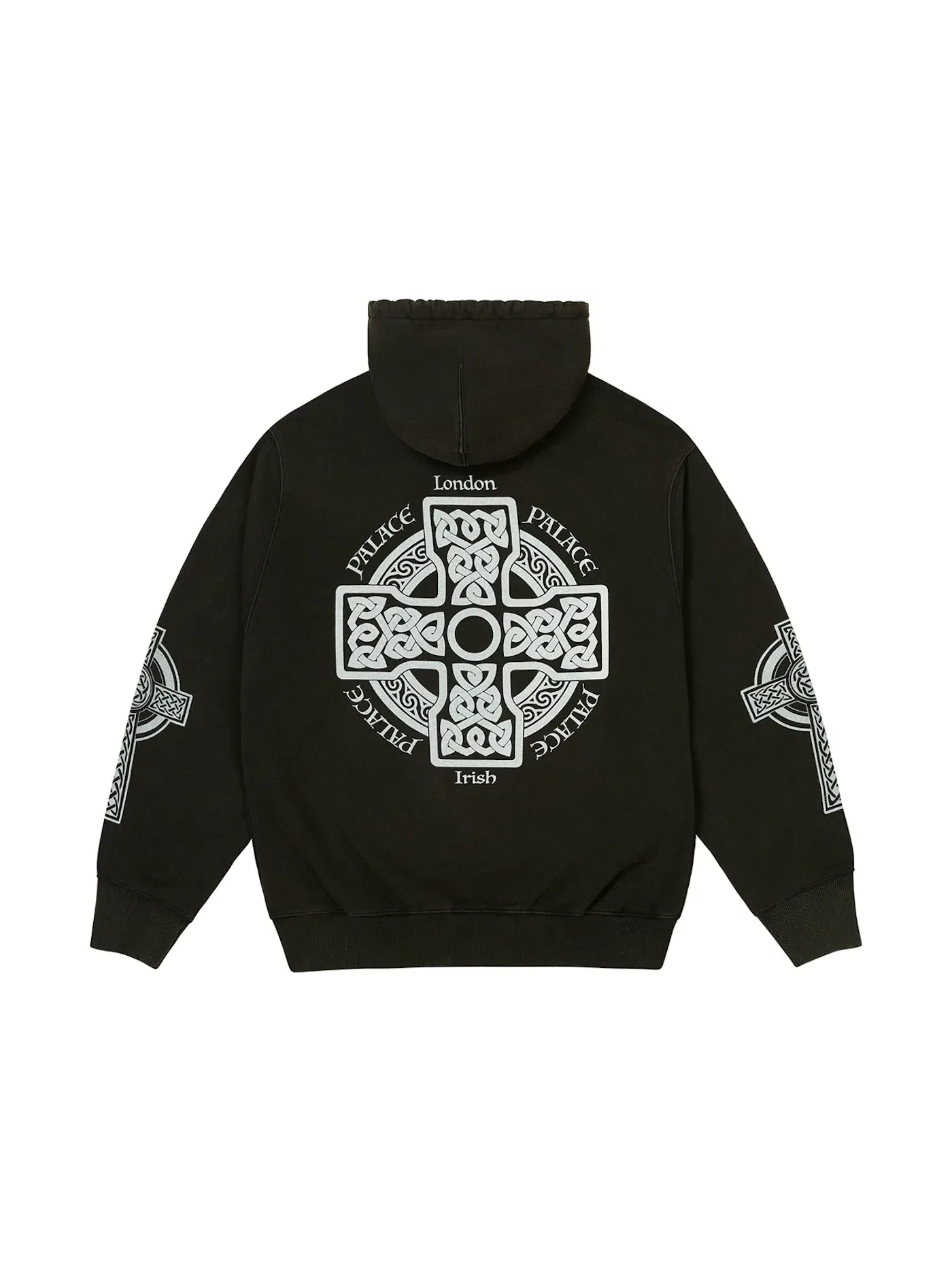 Мужская худи с молнией Palace Celtic Zip Hood Black — изображение 2 из 2
