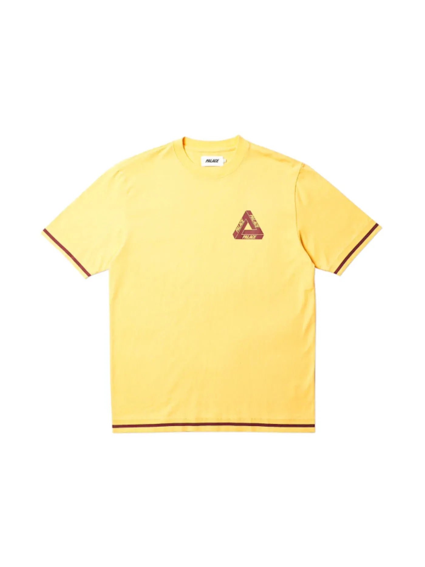 Мужская футболка с принтом Palace T-shirt — изображение 1 из 2, желтый