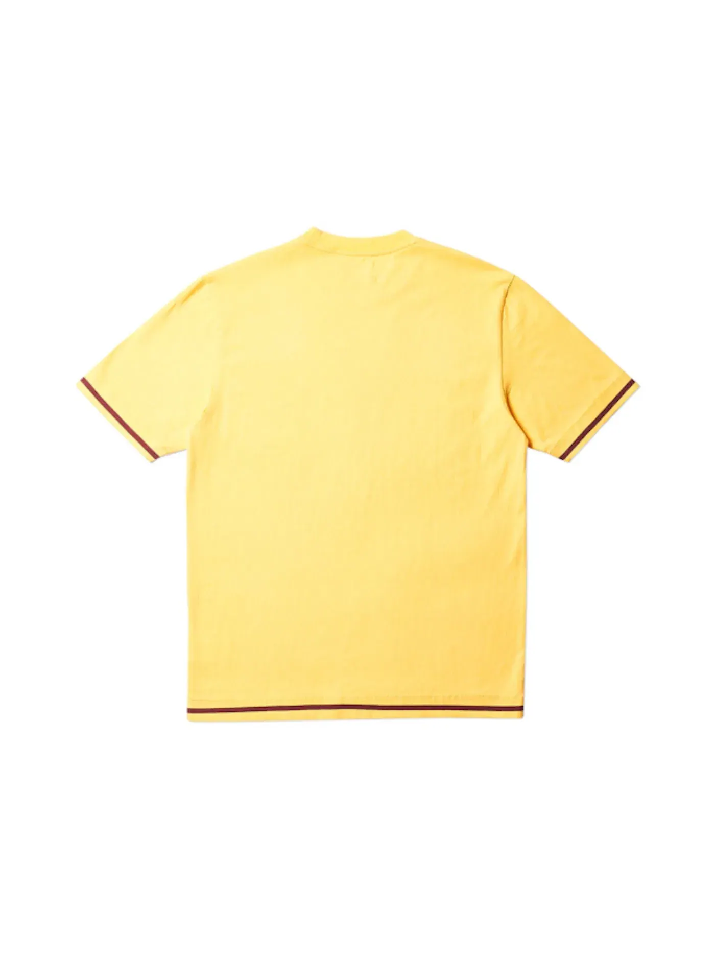 Мужская футболка с принтом Palace T-shirt — изображение 2 из 2, желтый