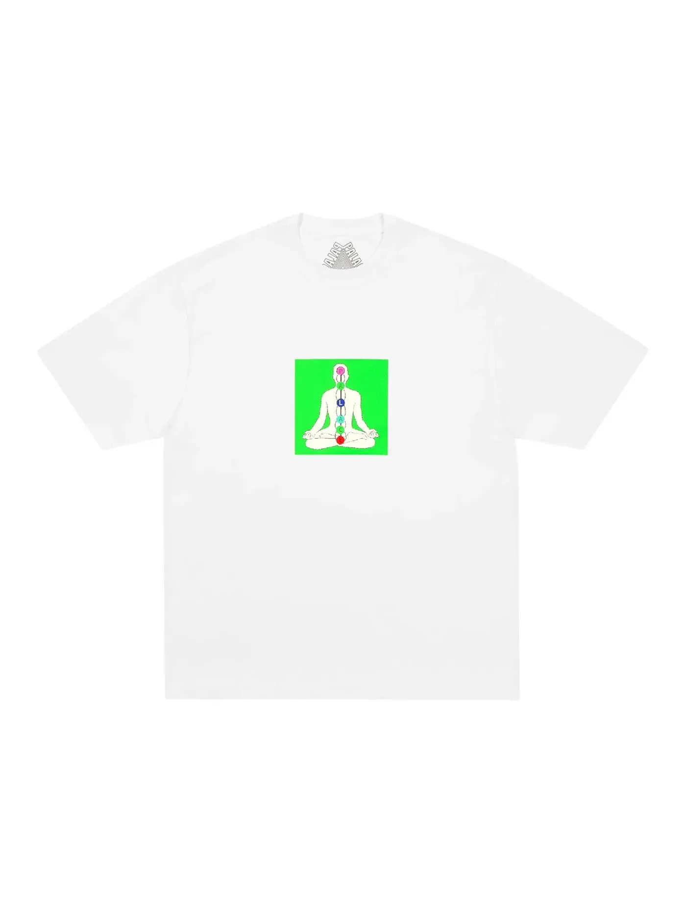 Мужская футболка с принтом Palace Chakradical T-shirt — изображение 1 из 2, белый