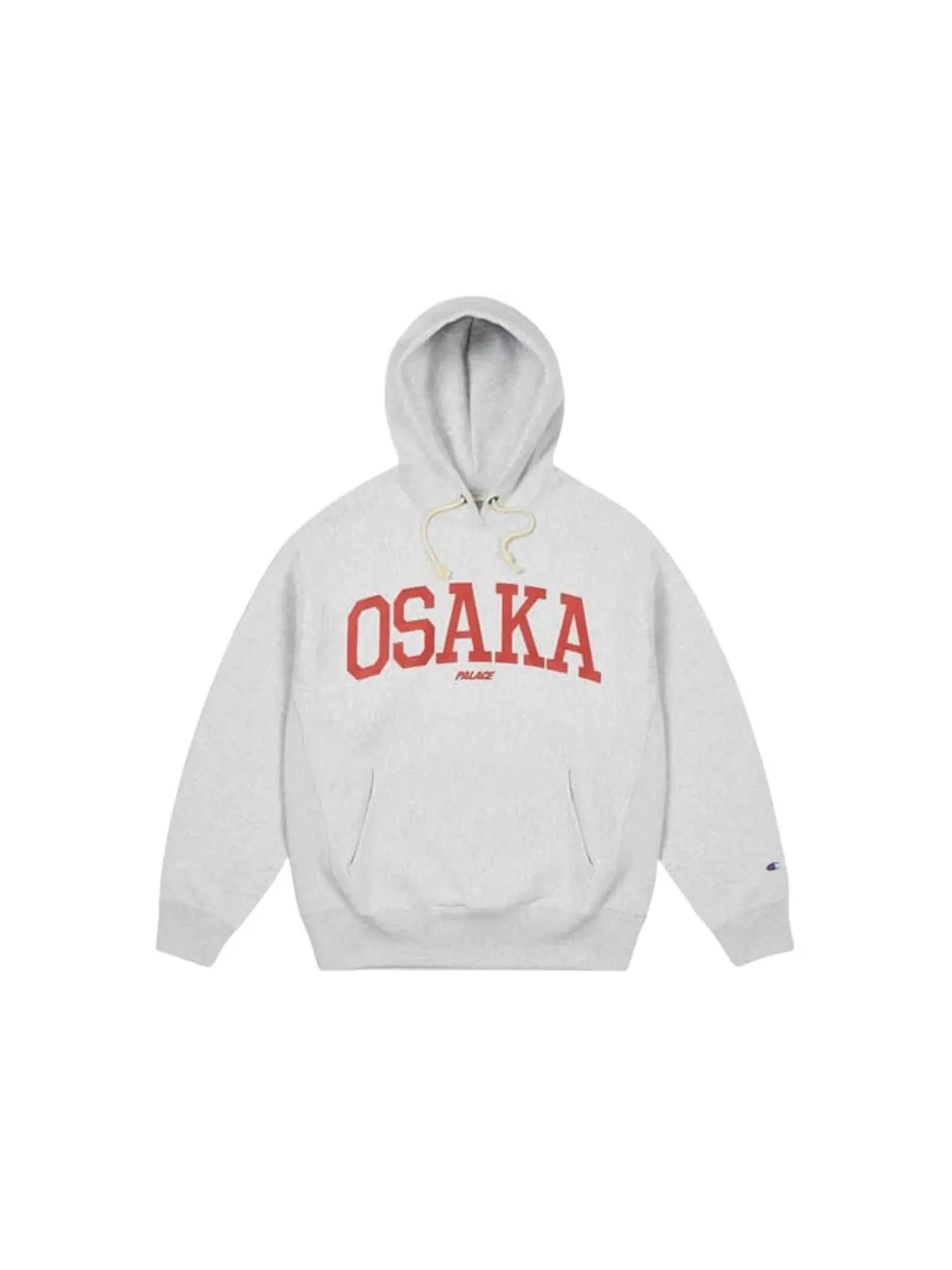 Мужской худи с принтом Palace Champion Osaka Exclusive Shop — изображение 1 из 1, серый